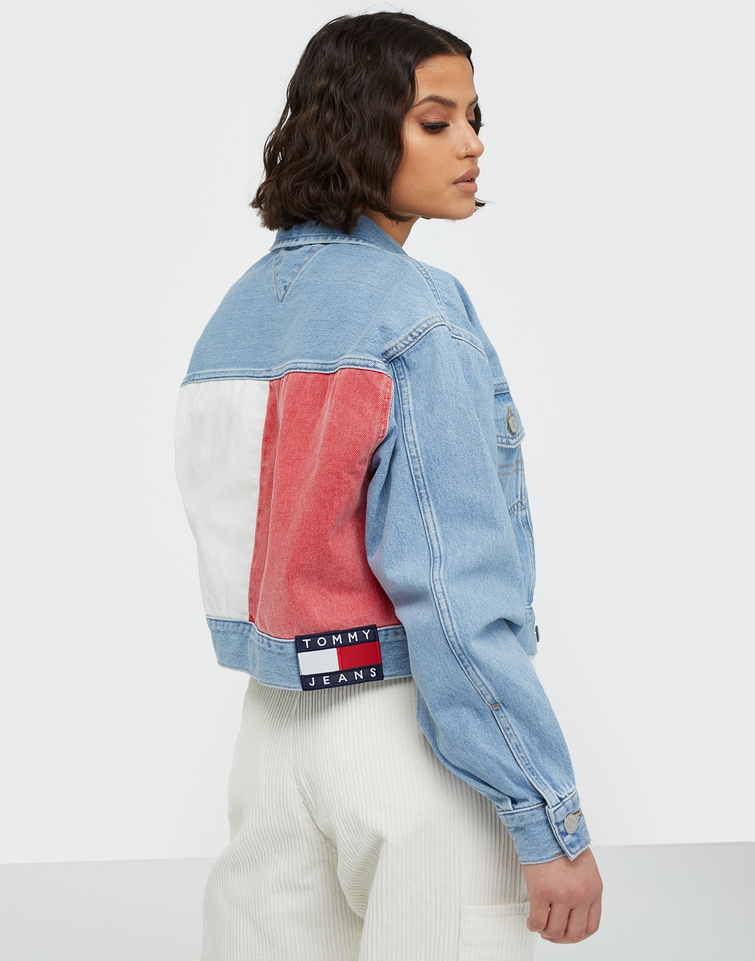 cropped trucker jacket