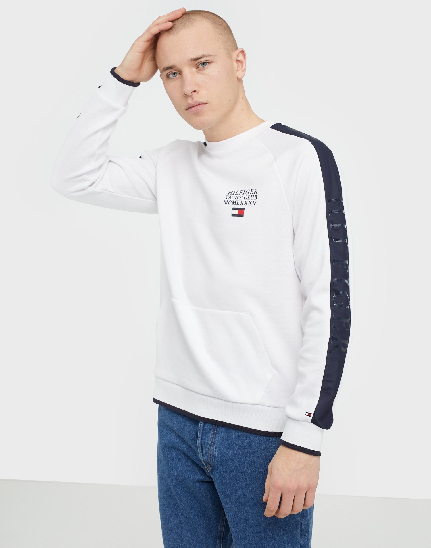 Th Flex Nyln Paneled Sweatshirt White Nlyman Com