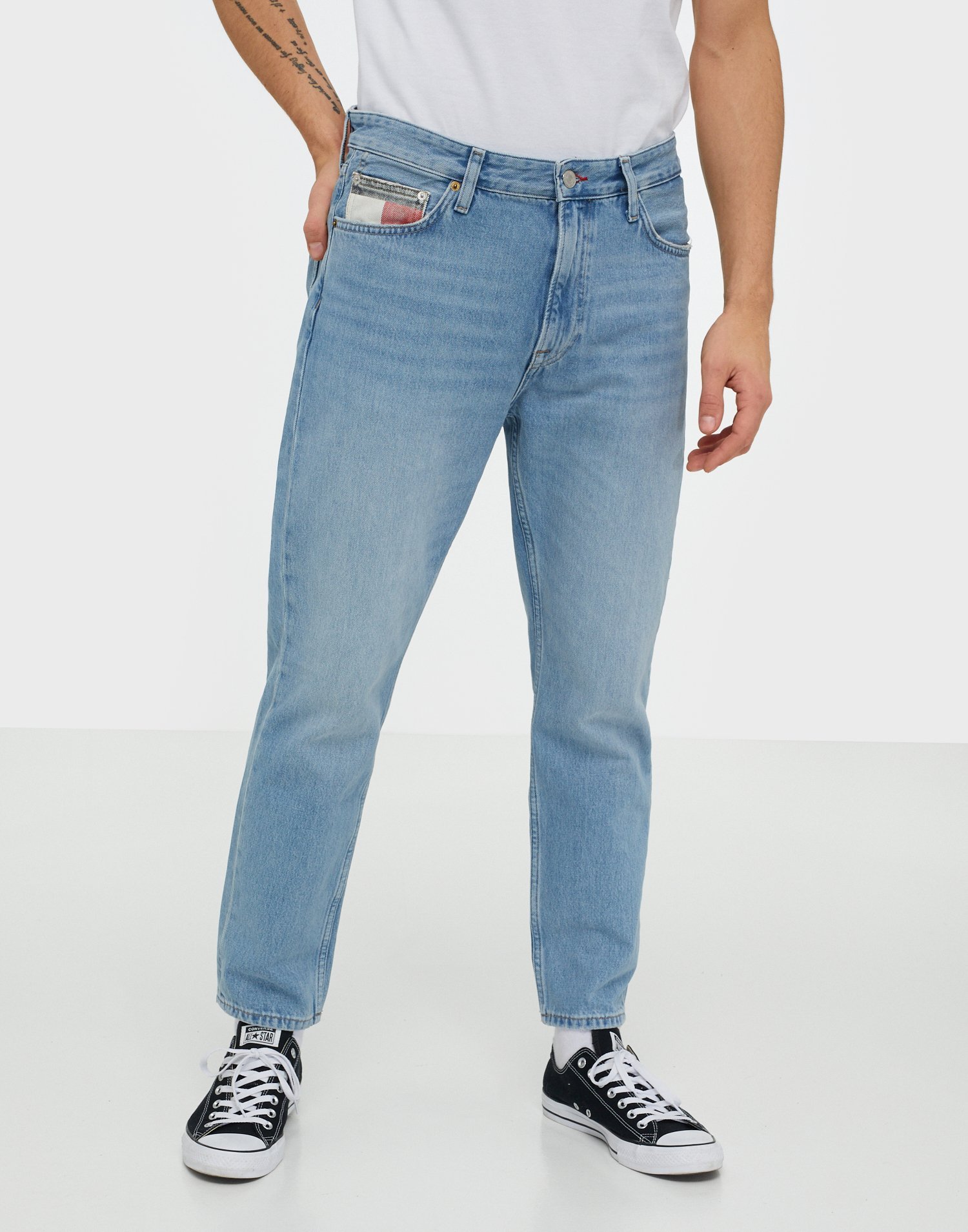 straight dad jeans