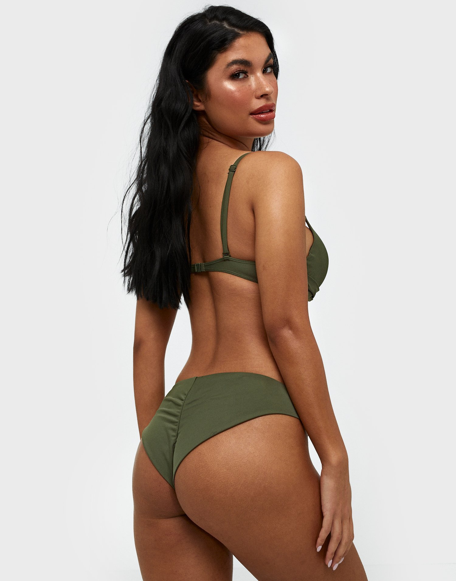 Brazilian Bikini Panty Bottoms Green Nly Beach Nelly Com