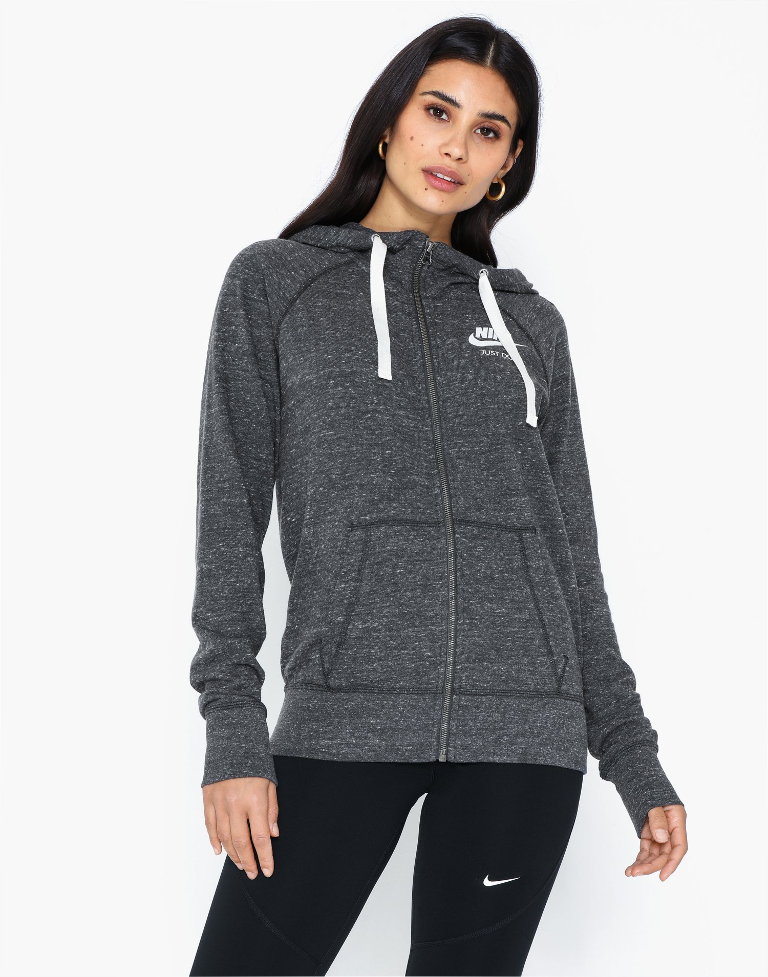 nike w nsw gym vntg hoodie fz