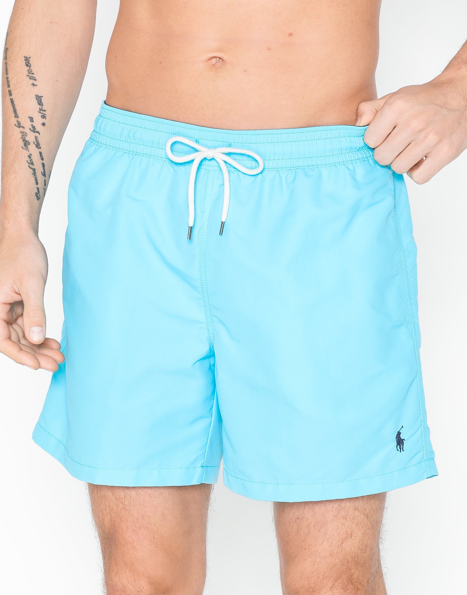 blue ralph lauren swim shorts