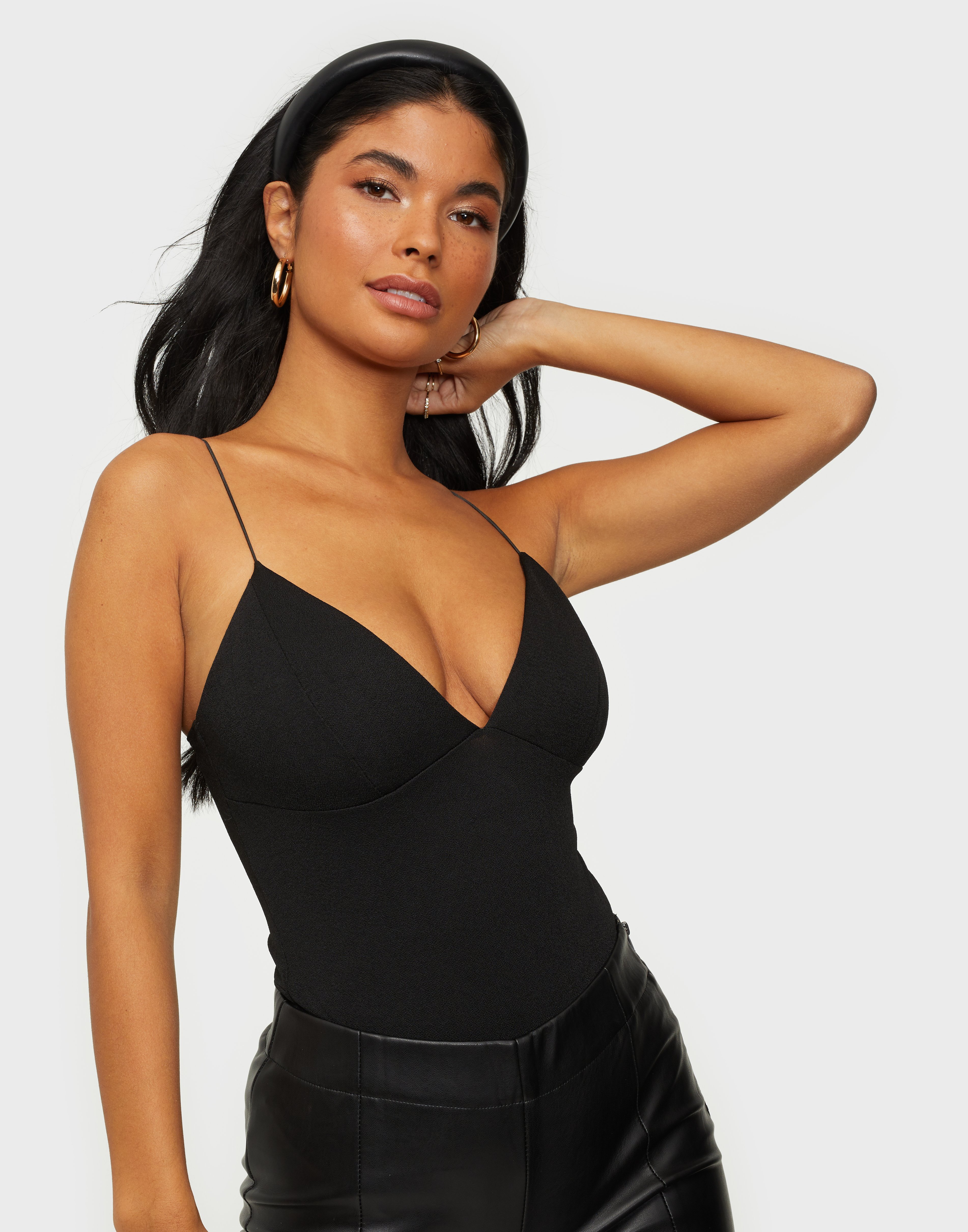 thin strap bodysuit