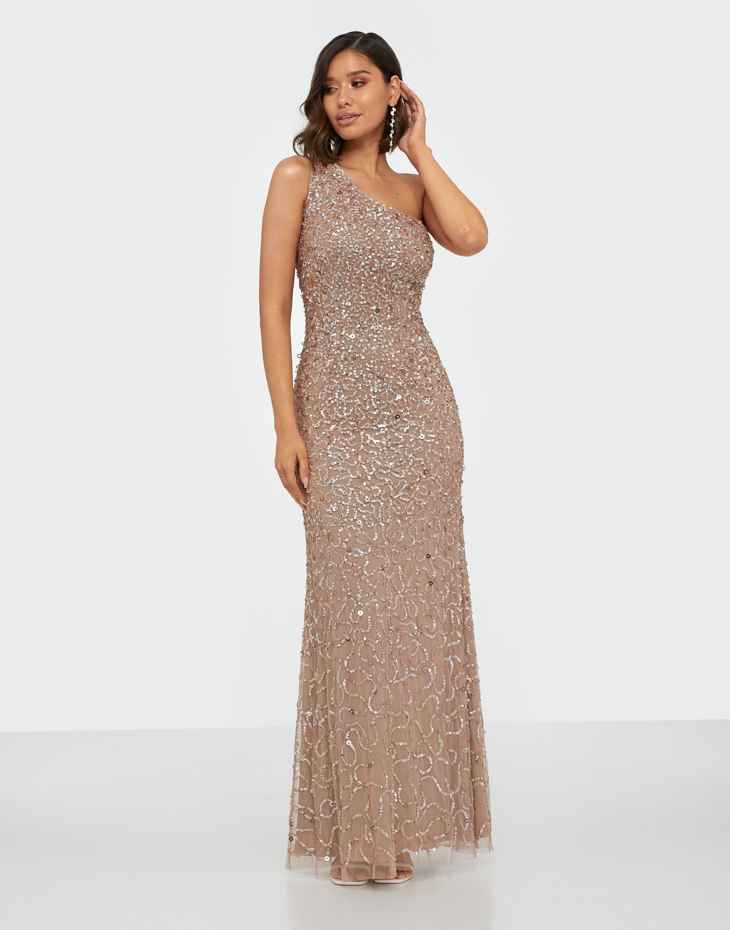 all over sequin maxi dress