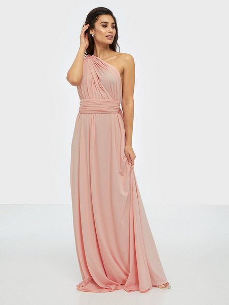 Lola Wrap Dress Maxi dresses Pink By ...