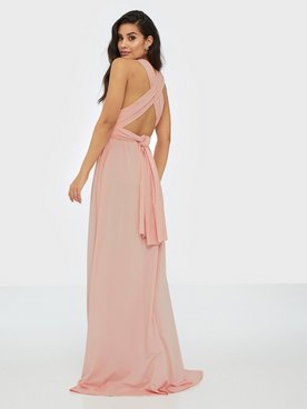 Lola Wrap Dress Maxi dresses Pink By ...