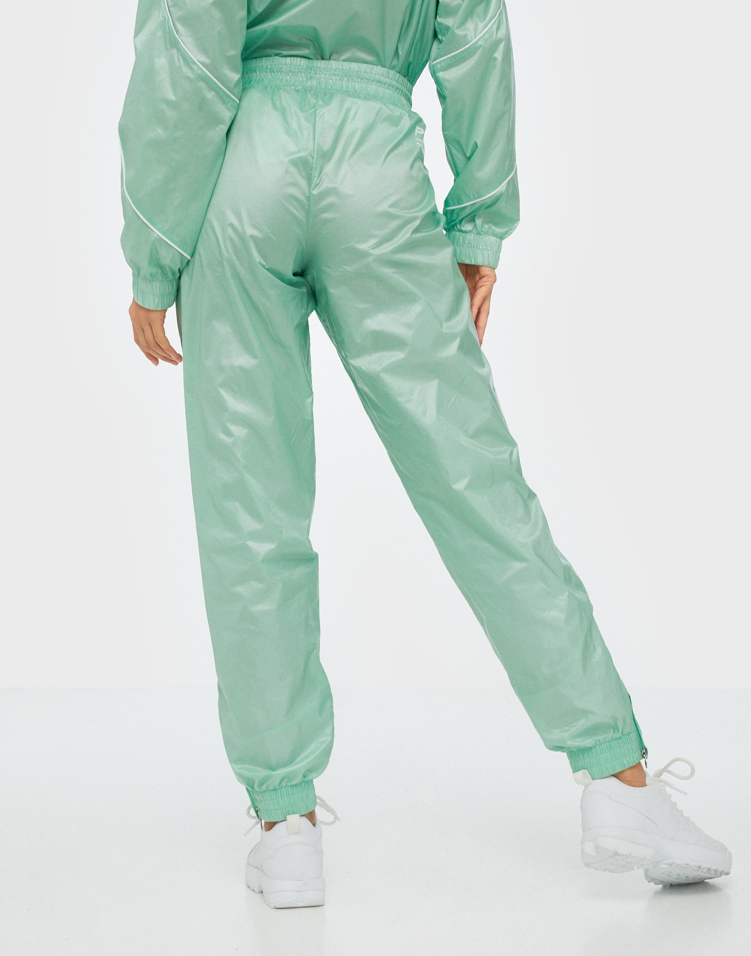 puma track pants green