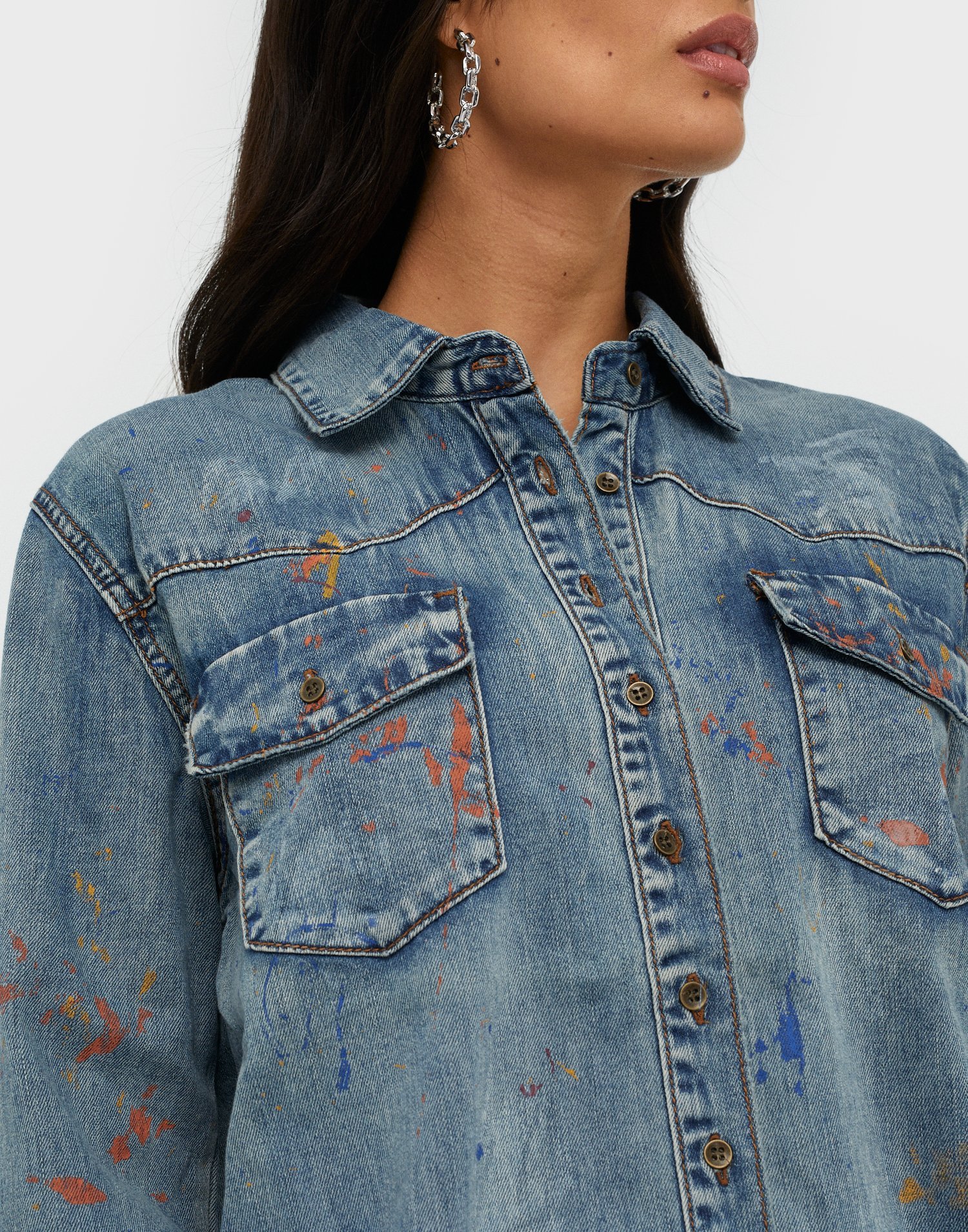 one teaspoon denim shirt