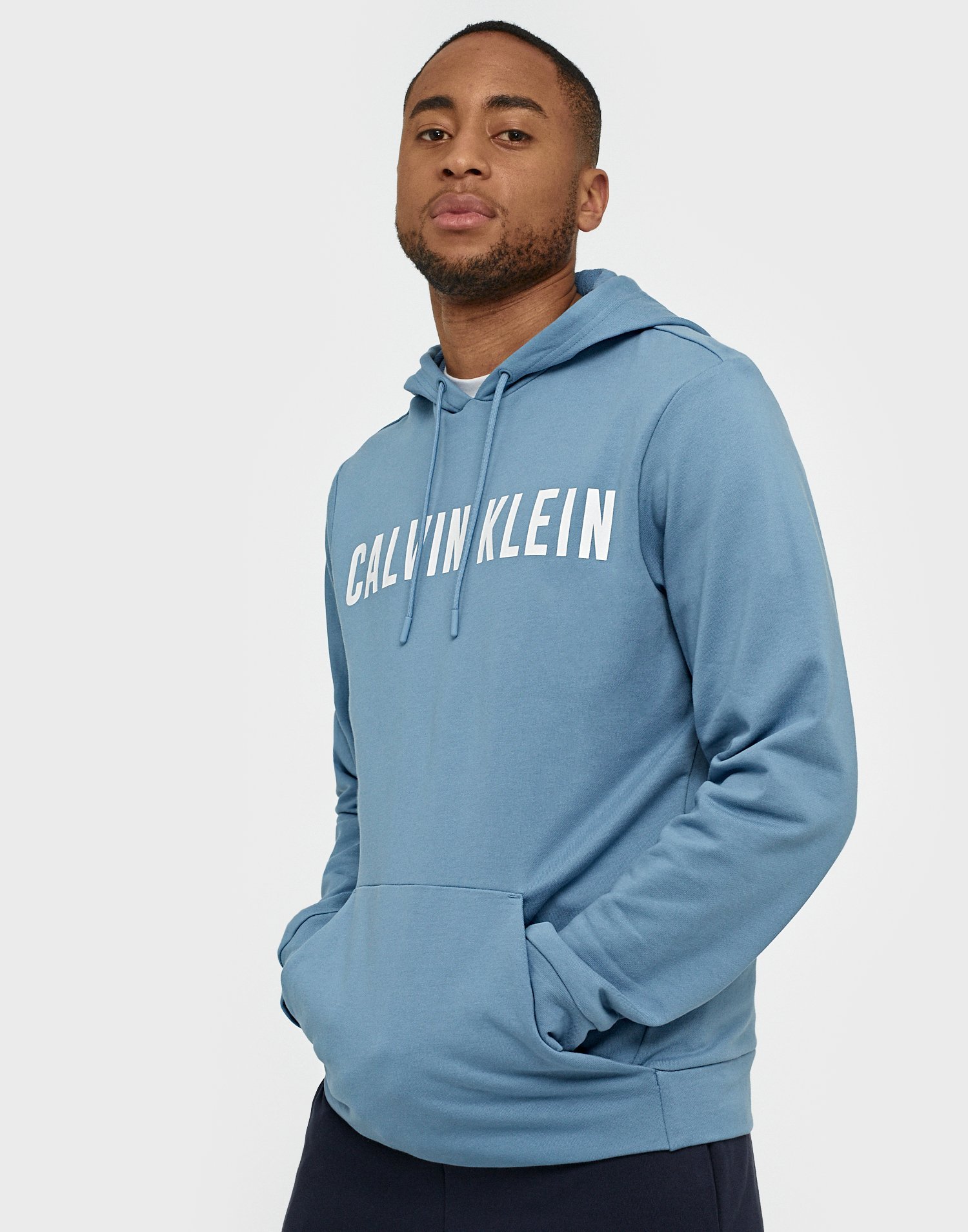 blue calvin klein hoodie