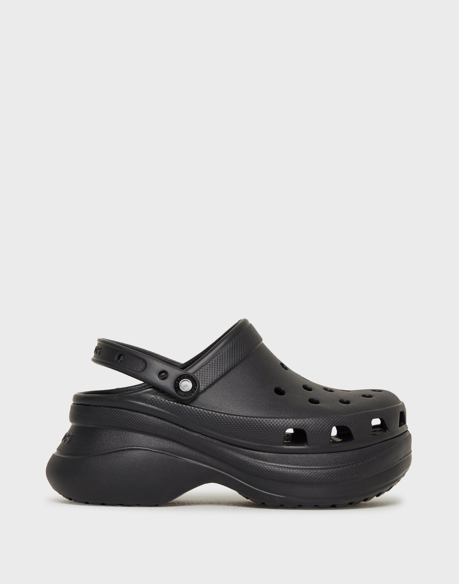 black and grey crocs