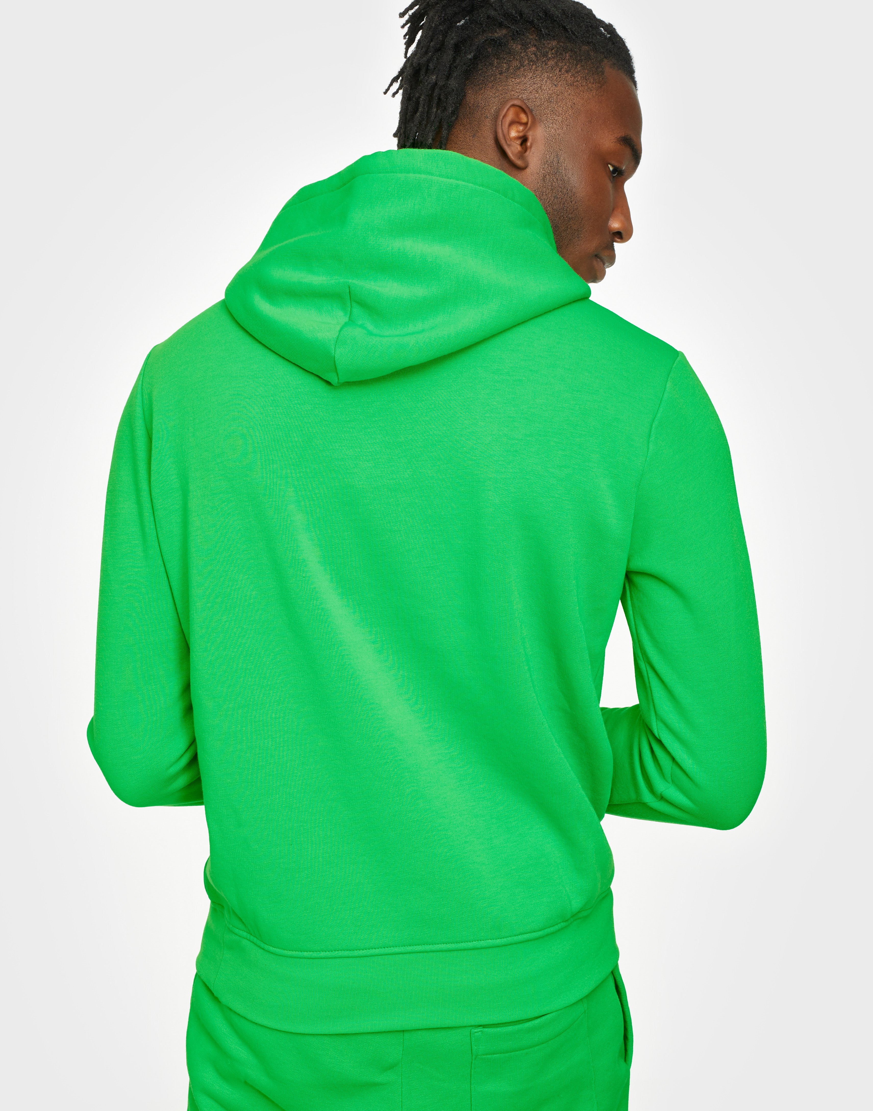 polo hoodie green