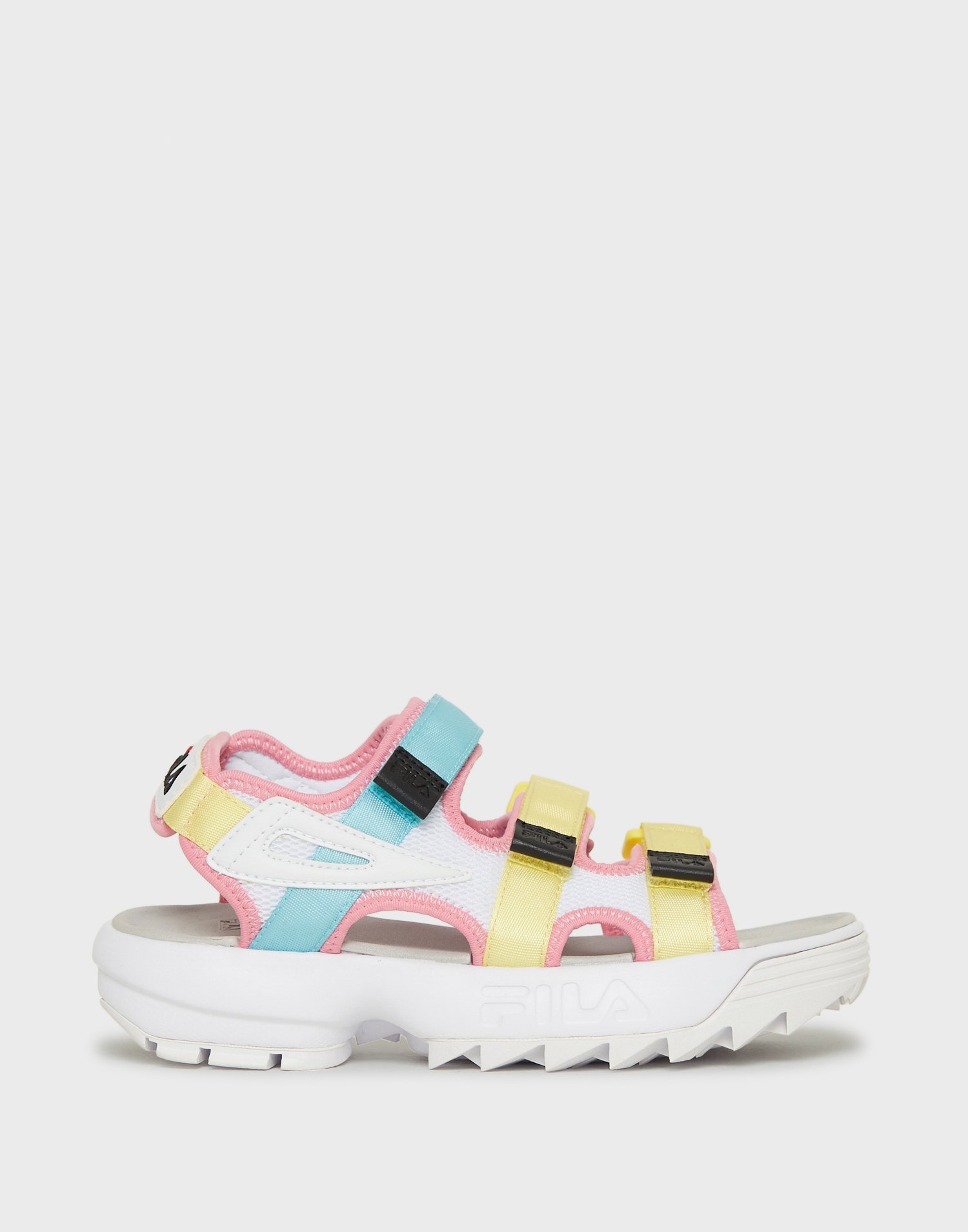 fila three strap sandals