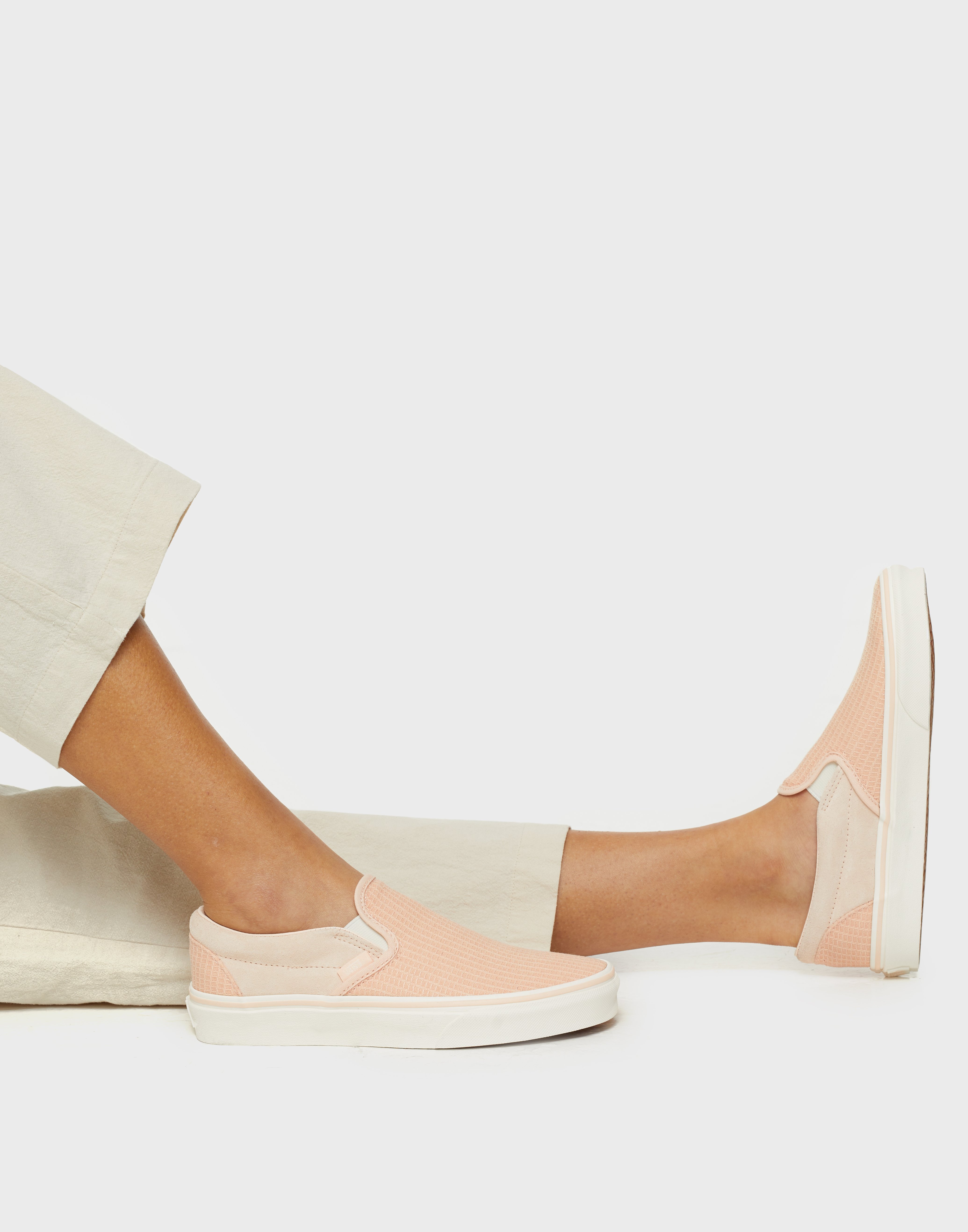 multi woven slip on vans