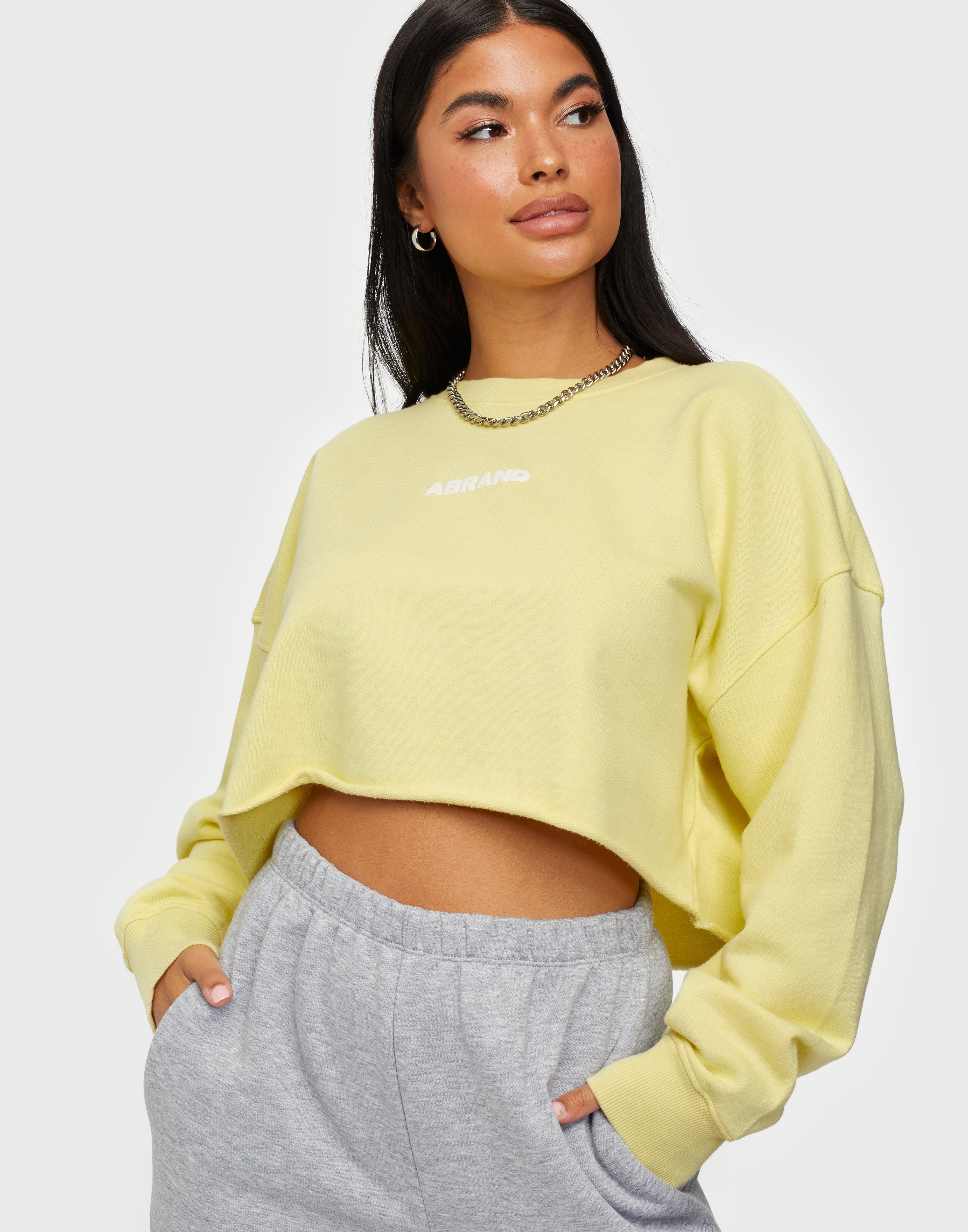 oversized cropped sweater