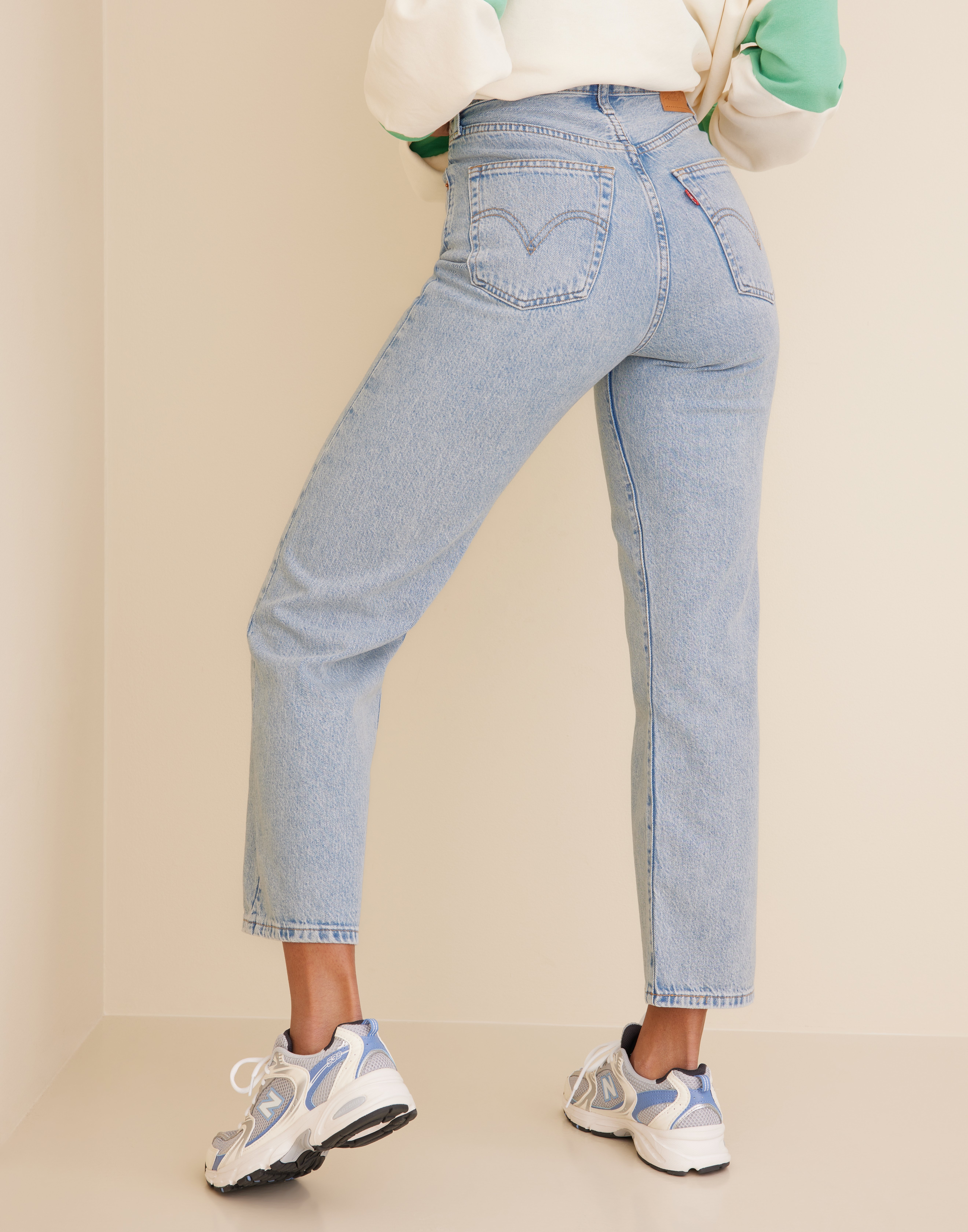 ribcage straight ankle jeans