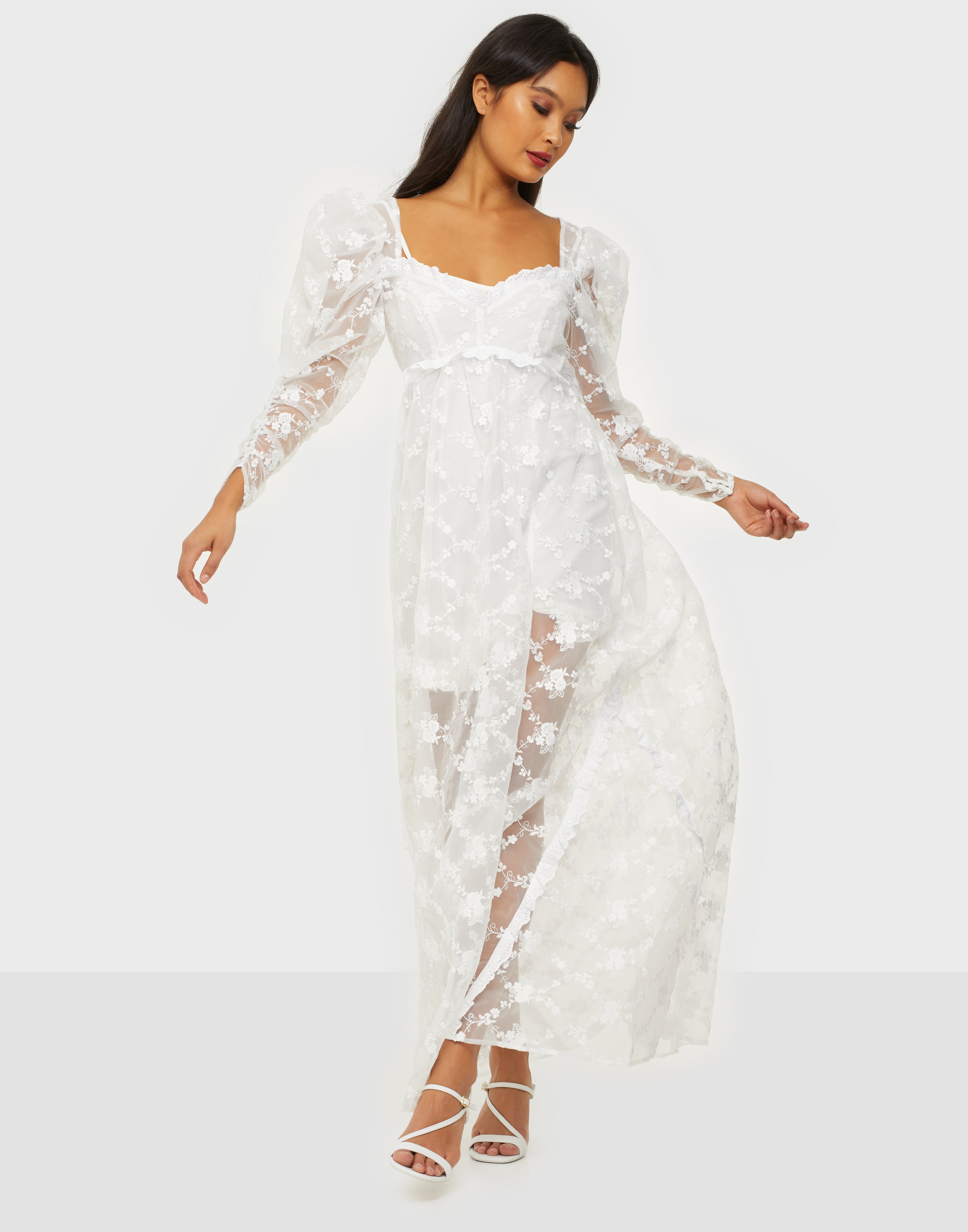 georgia embroidered maxi dress