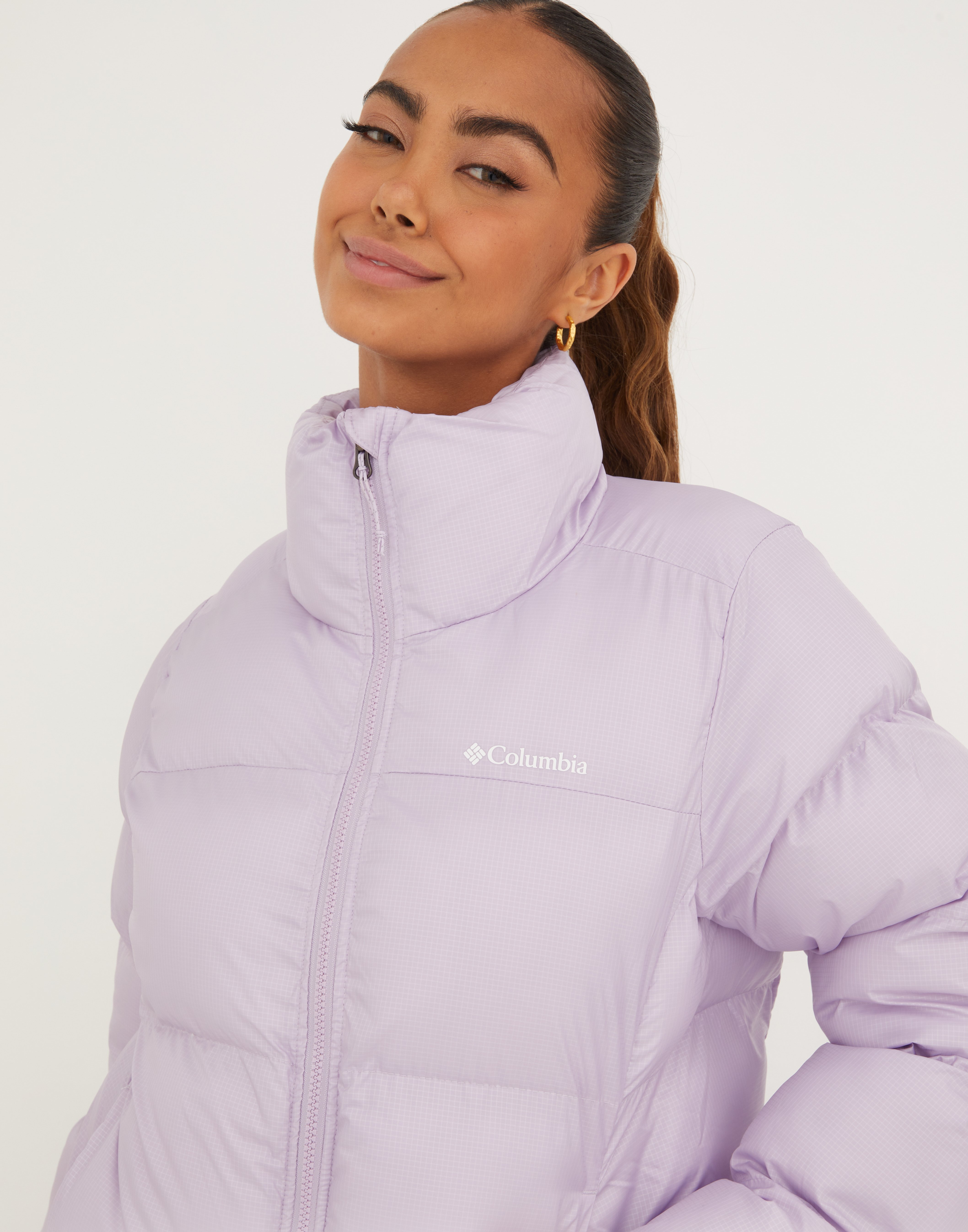 columbia purple puffer jacket