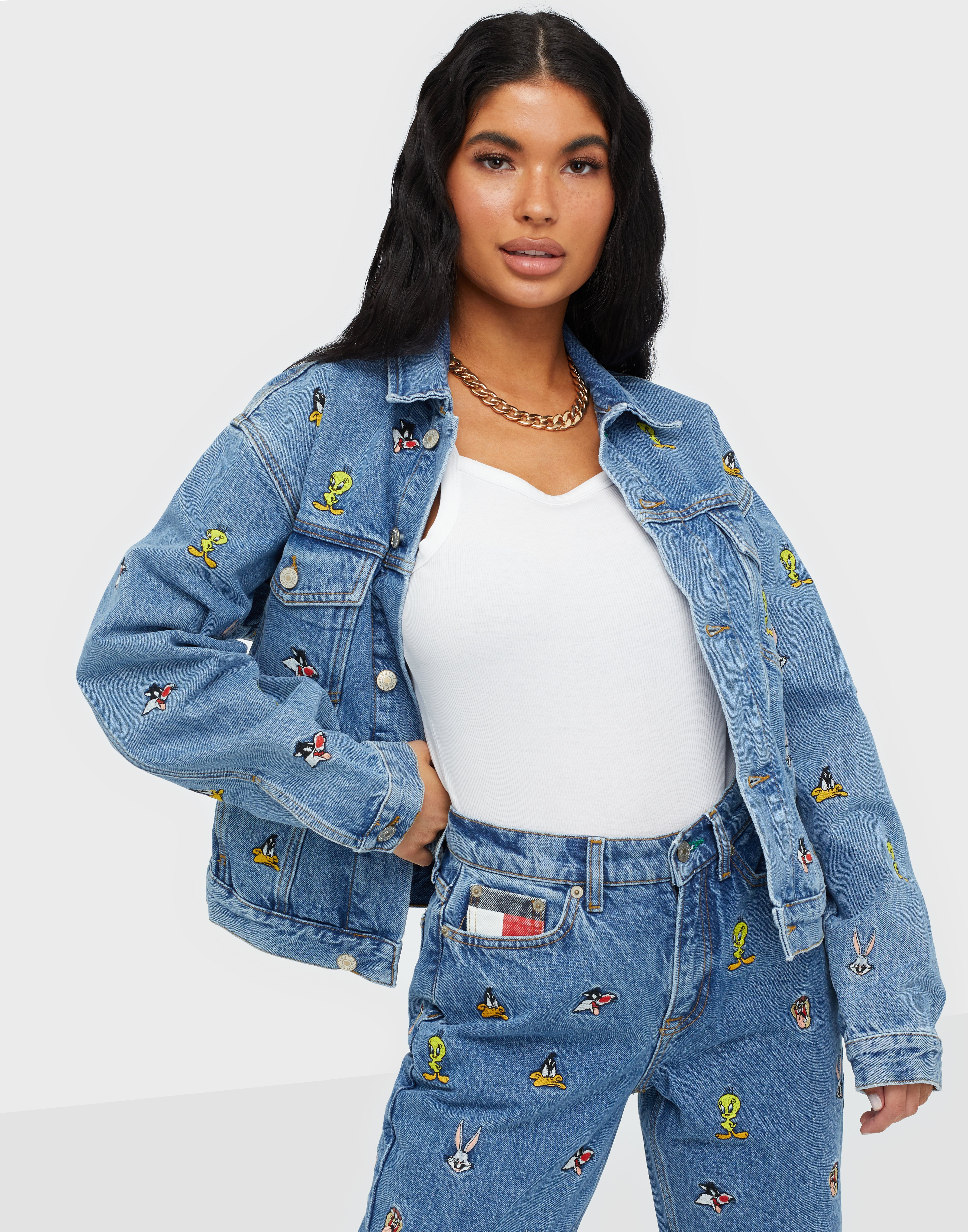 tommy hilfiger looney tunes jacket