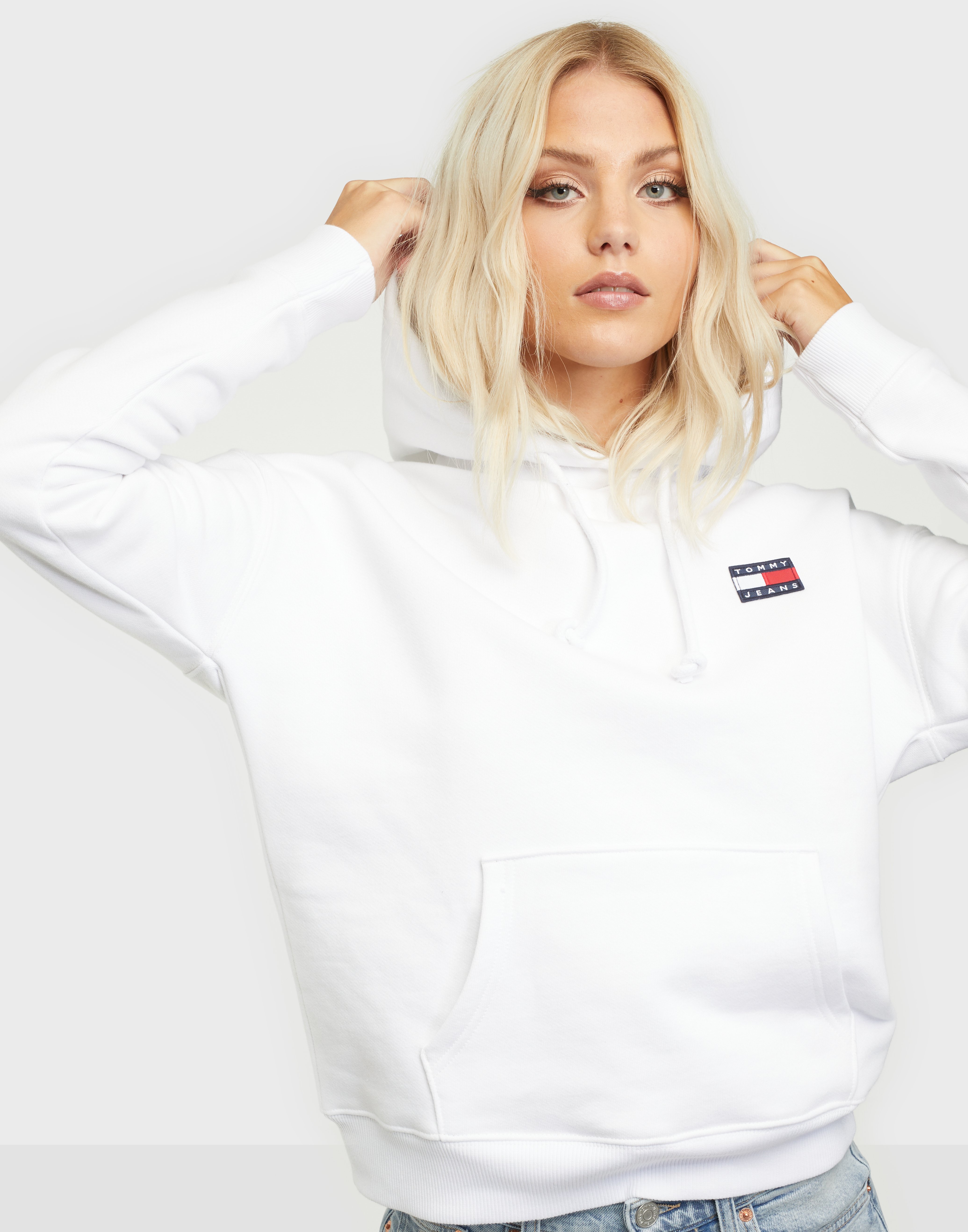 tommy jeans white hoodie