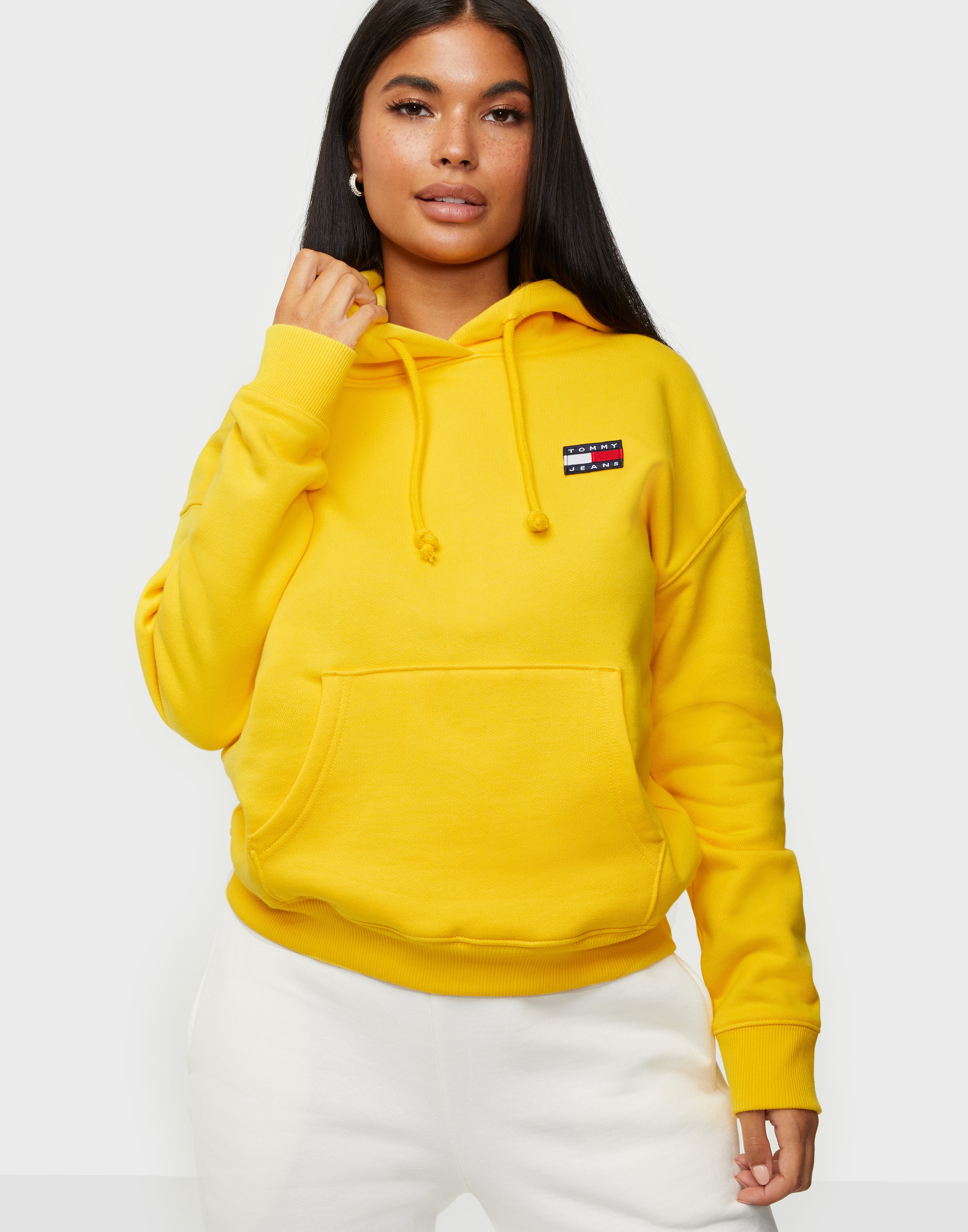 yellow tommy jeans hoodie