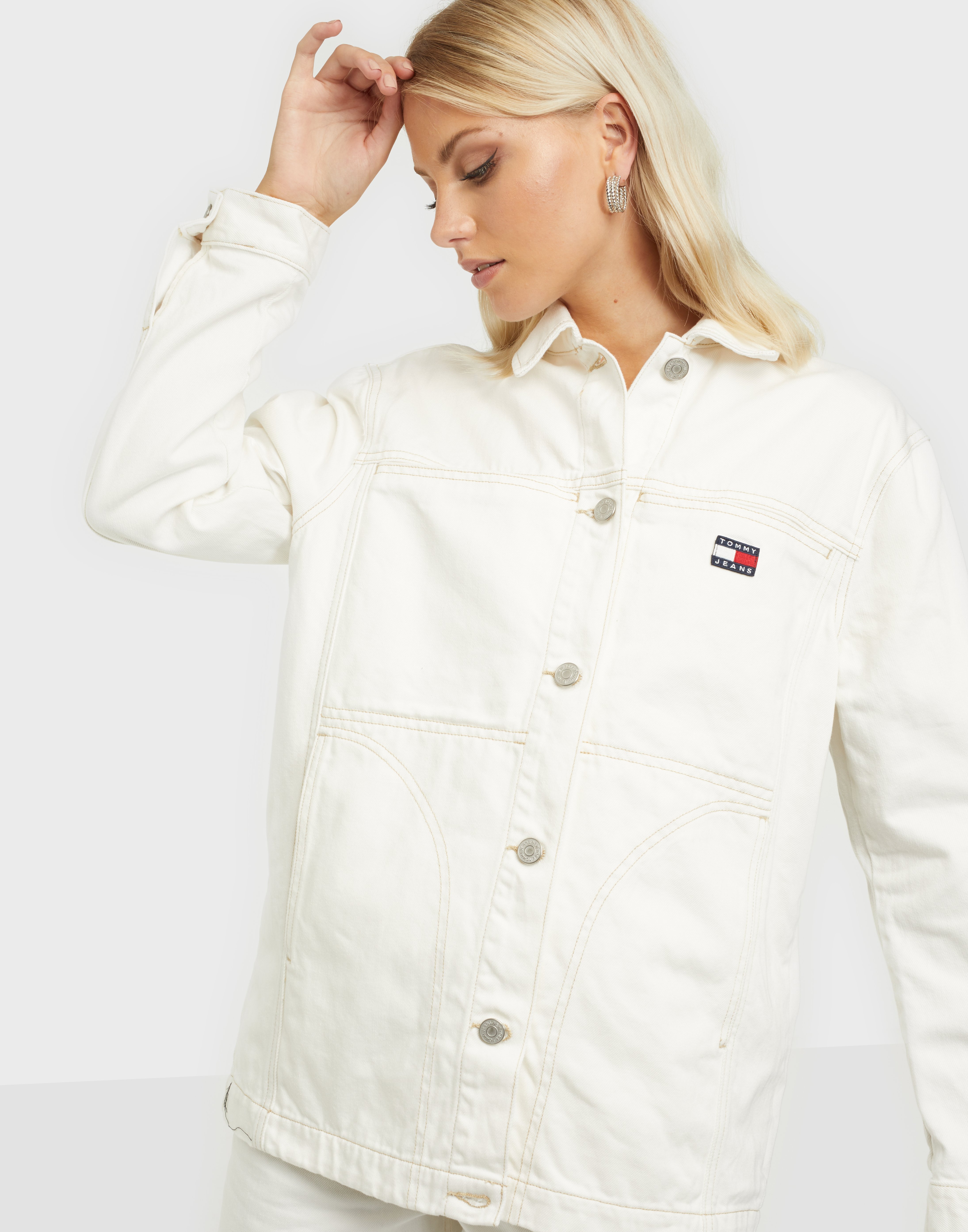 tommy jeans white jacket