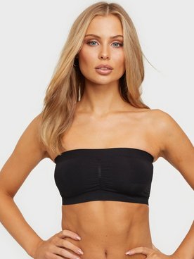 Magic Bandeau Push Up Bra Bandeau & Soft-Bra Svart