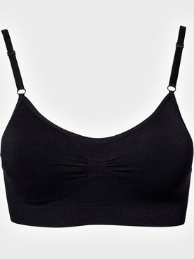 Magic Comfort Bra Spagetti Straps Bandeau & Soft-Bra Svart