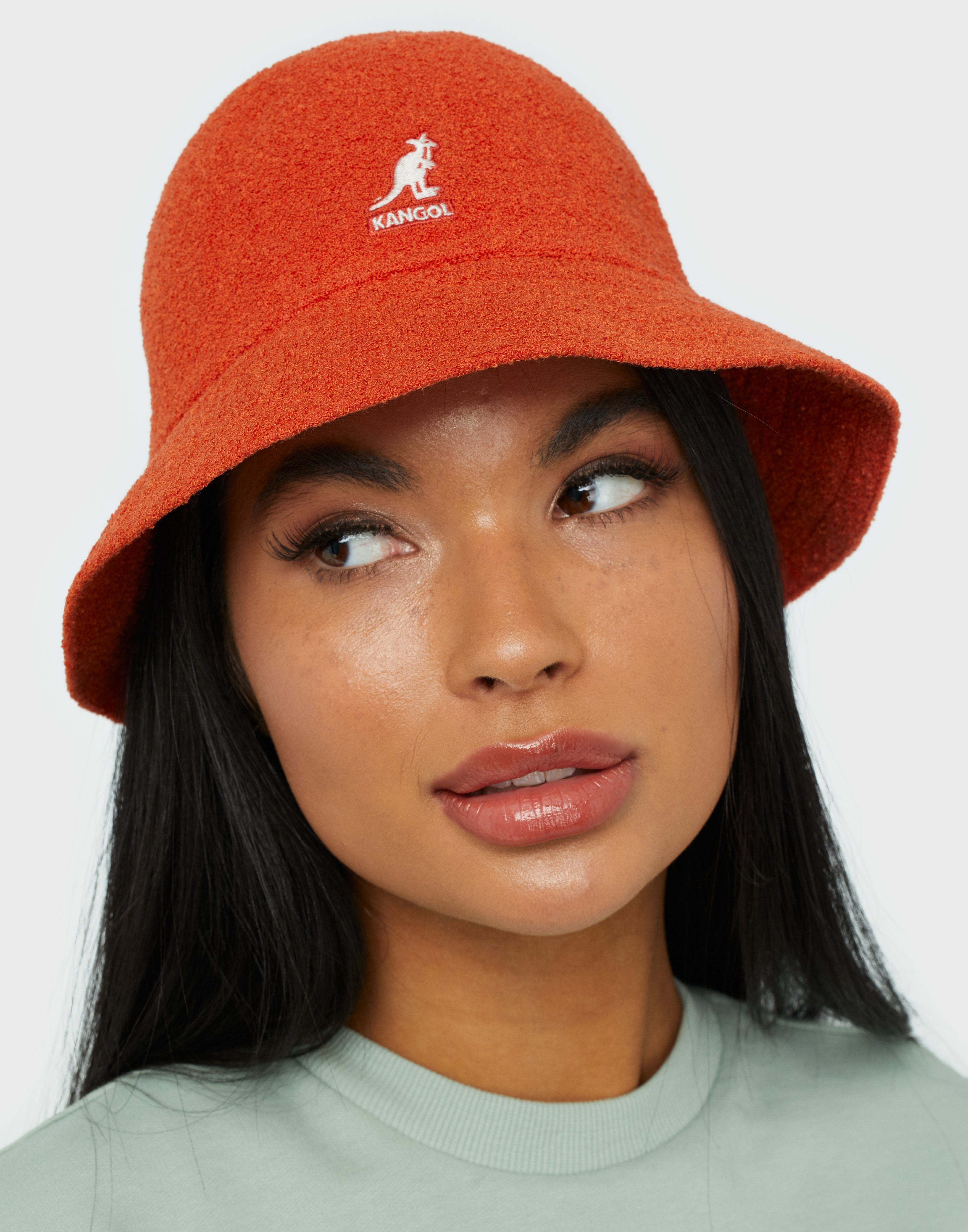 orange kangol hat