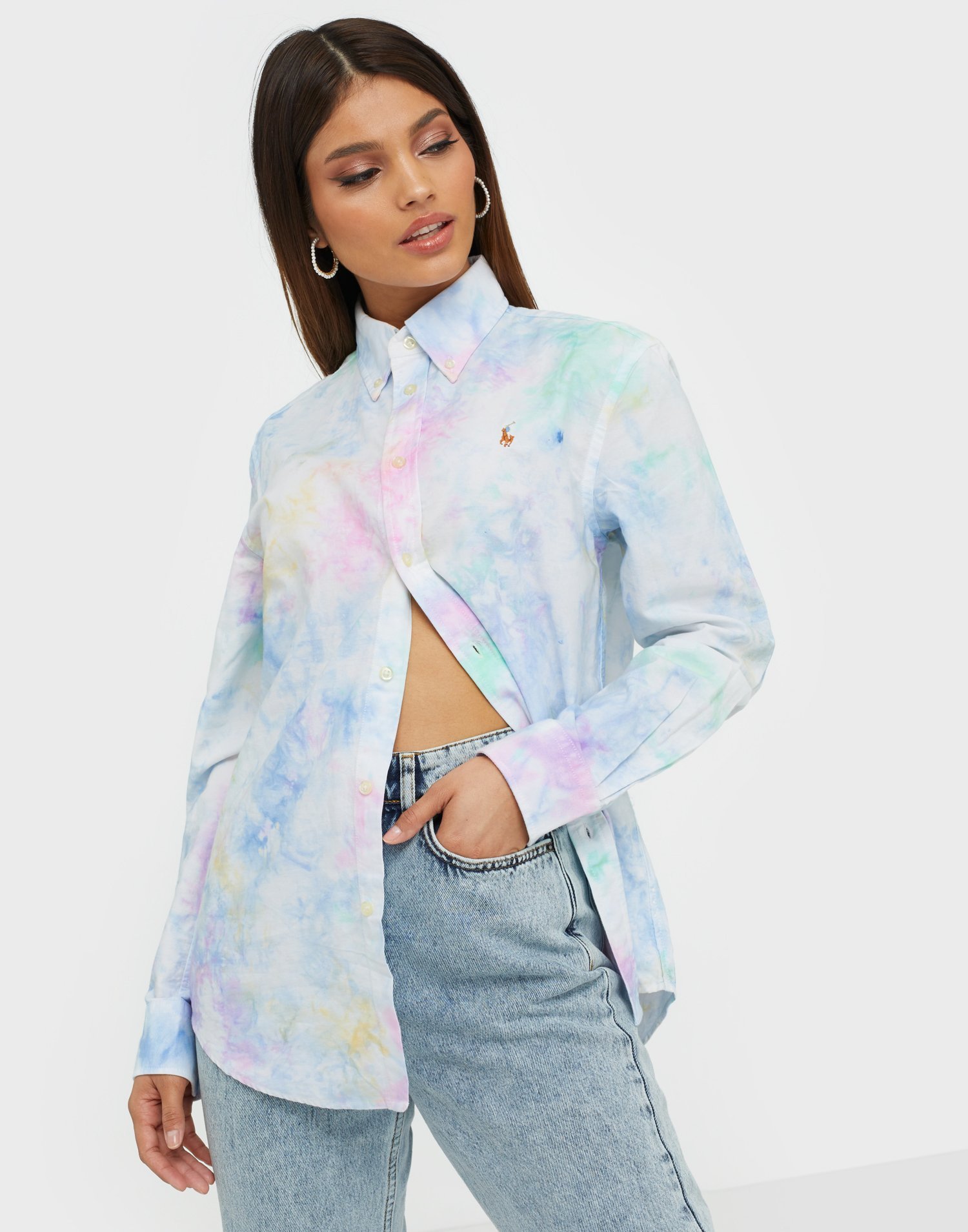 ralph lauren tie dye polo shirt