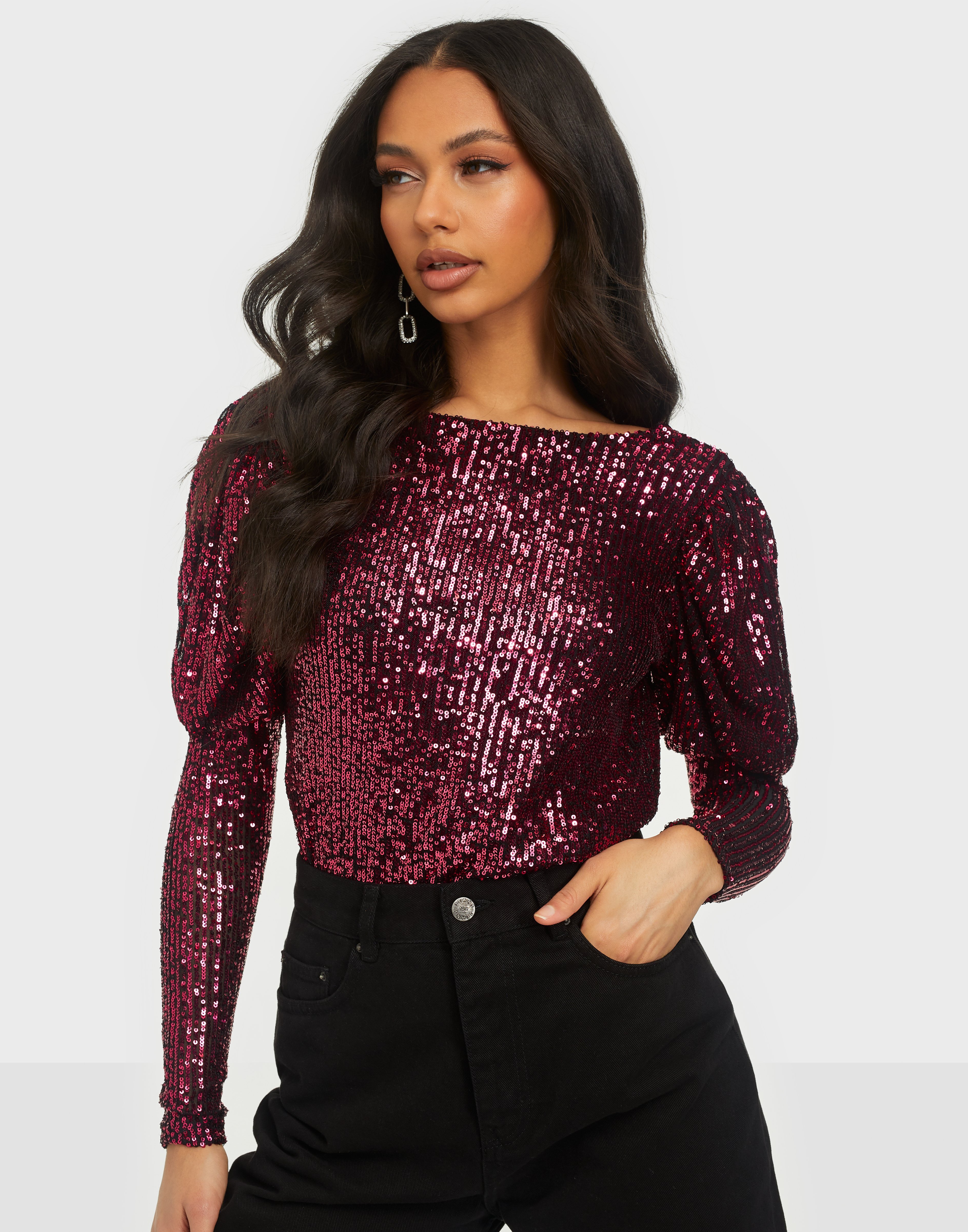 only sequin top