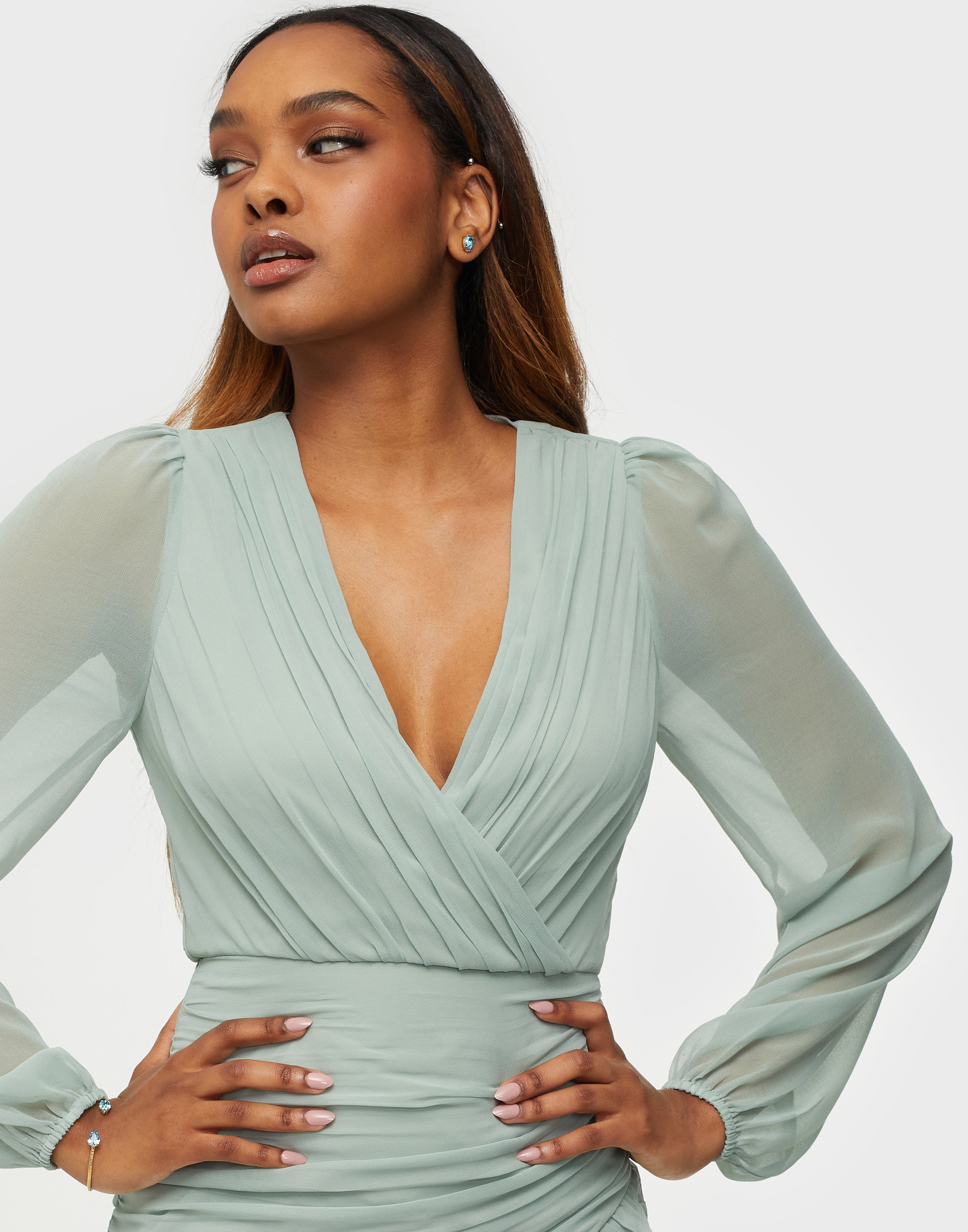 in love ruched dress nelly