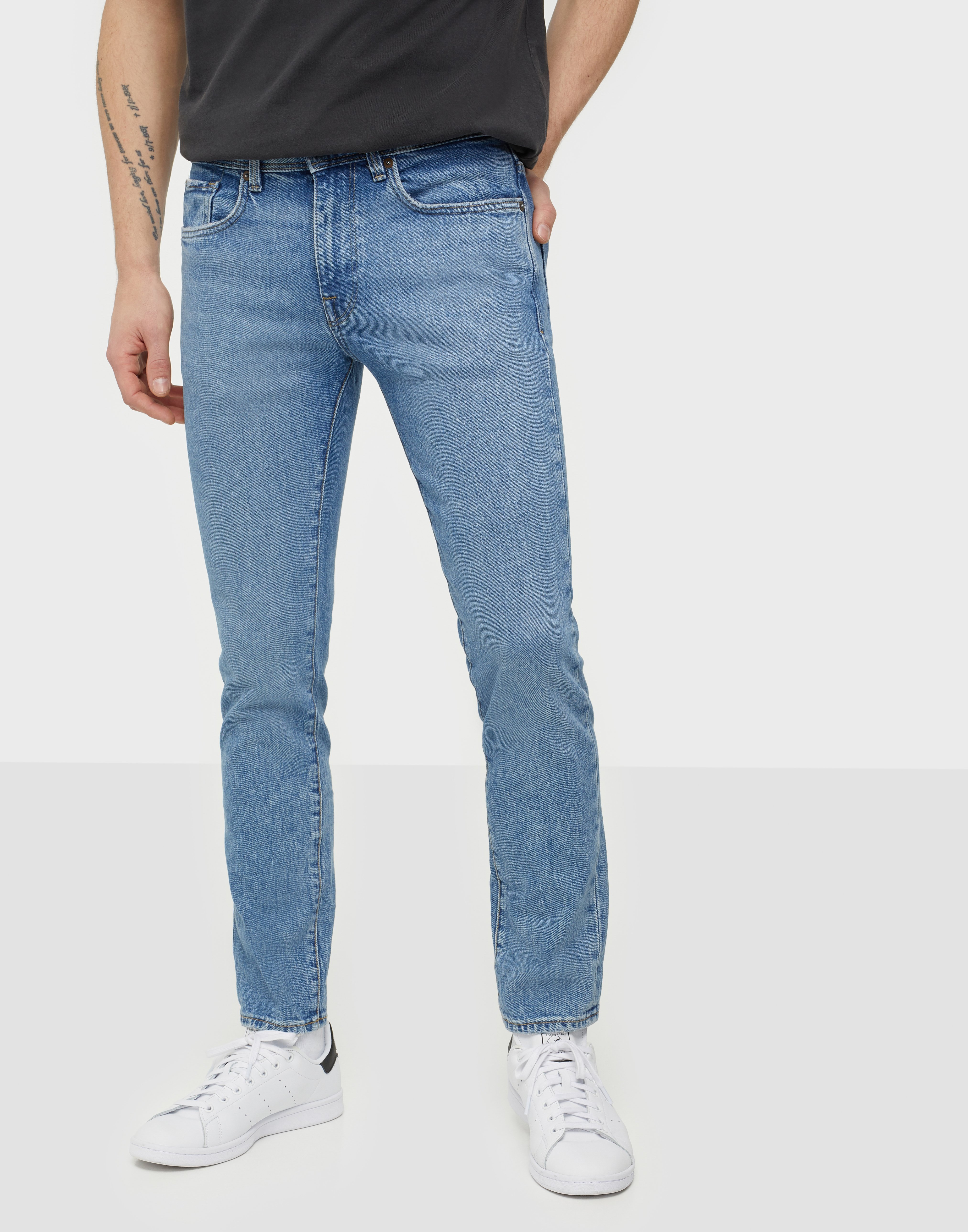 Slhslim Leon 3052 L Blue St Jeans U Light Blue Denim Nlyman Com
