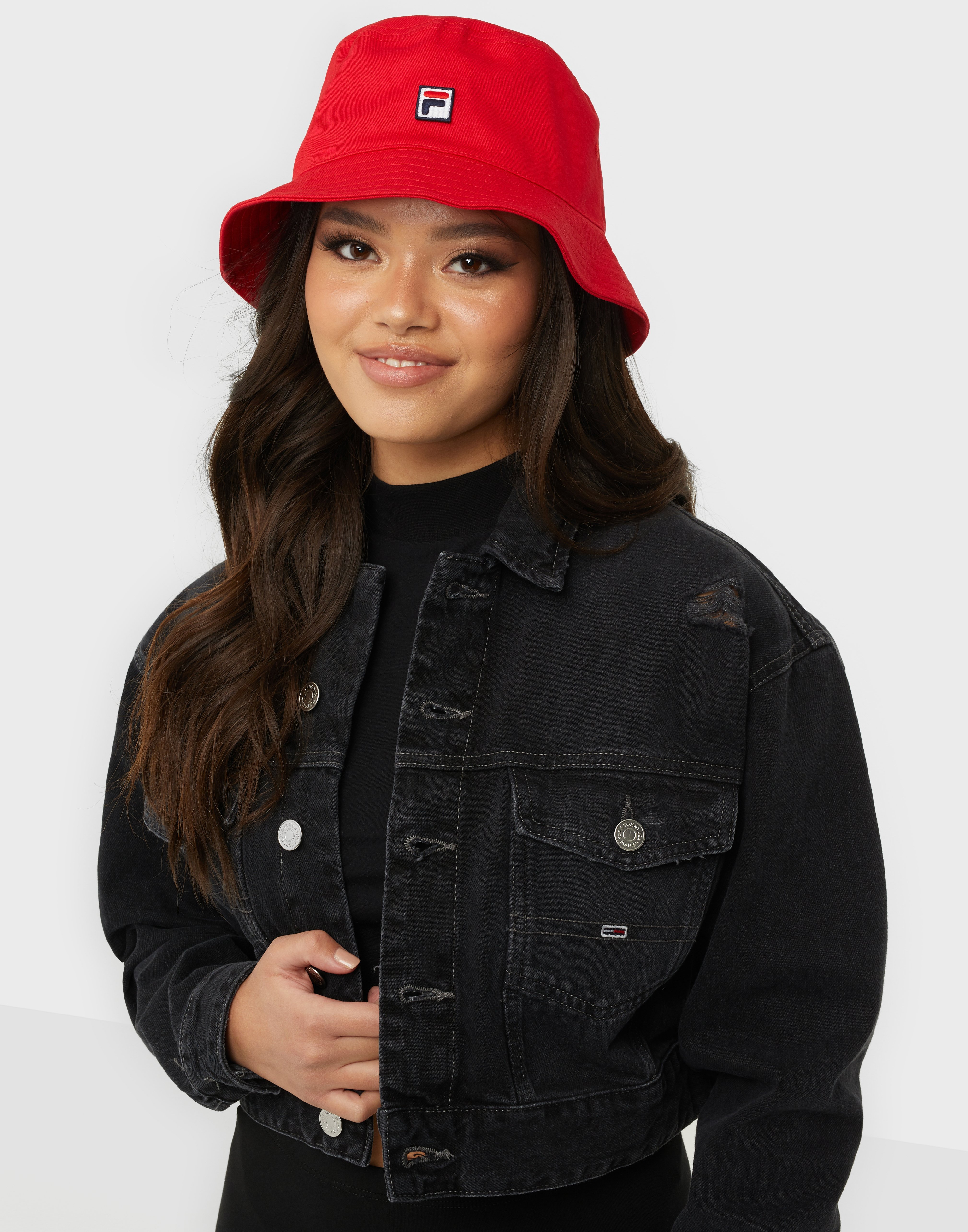 tommy cropped trucker jacket