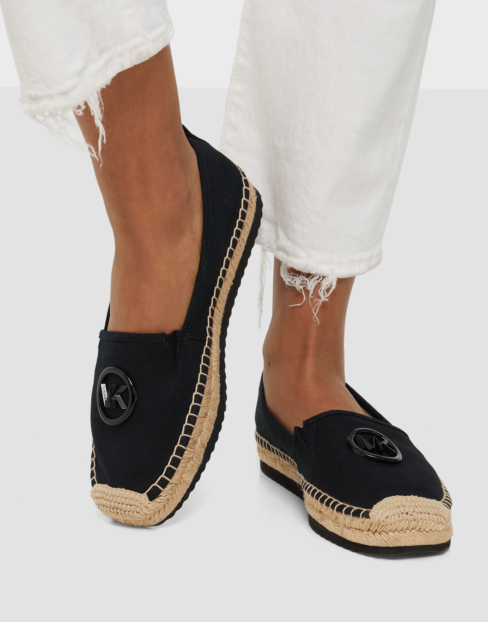 kurve Nu fængelsflugt Shop Michael Michael Kors LENNY ESPADRILLE - Black - Nelly.com