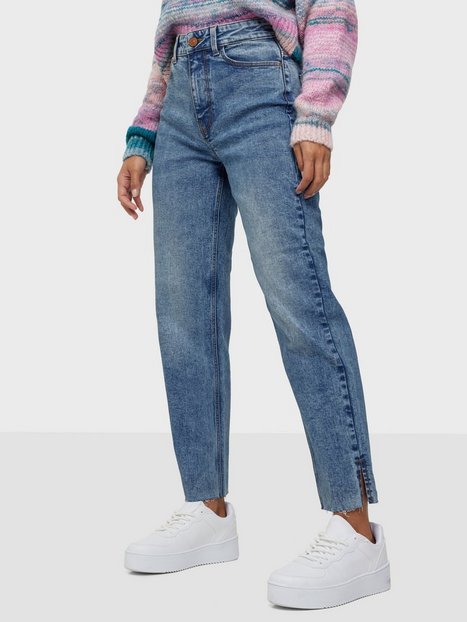 Pieces Pcrico Hw Straight Cropped Jeans Lb
