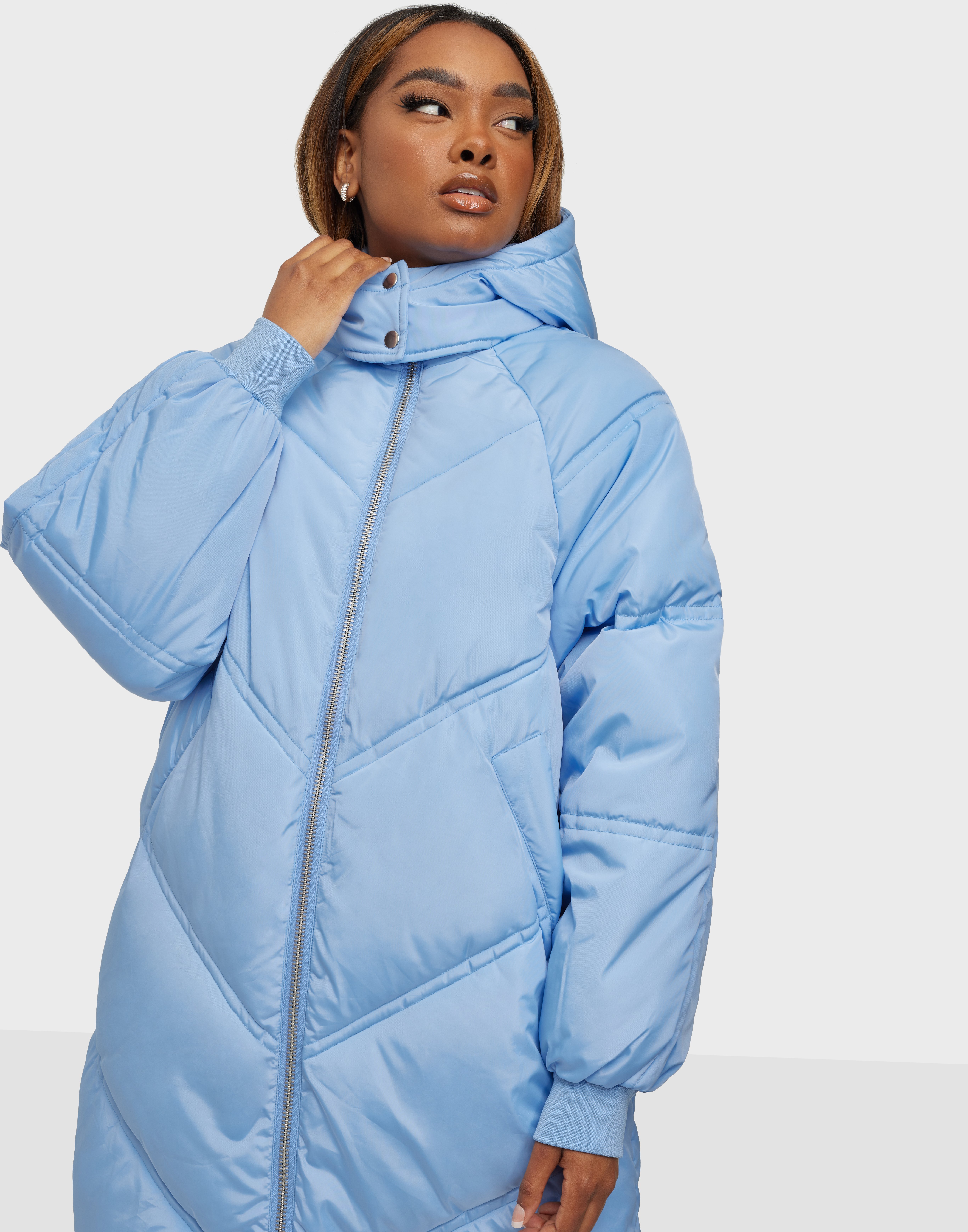 nelly long puffer coat