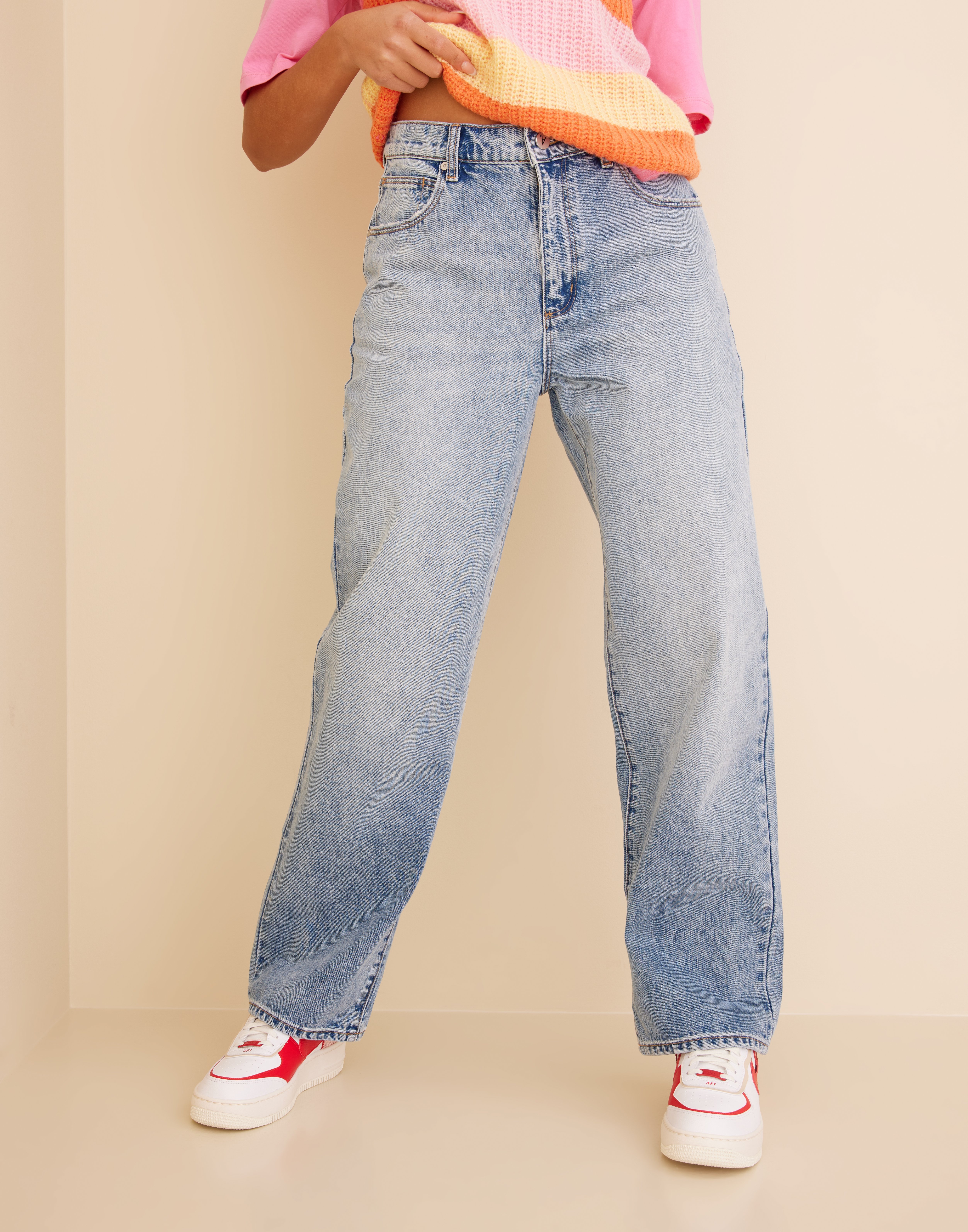 Abrand Jeans - Straight - A Slouch Jeans Lily - Jeans - Straight