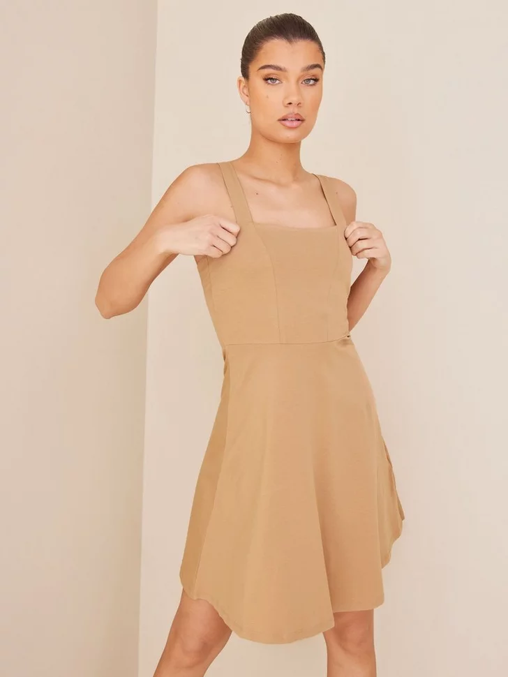 nelly.com | Pcang Square Neck SL Dress BC