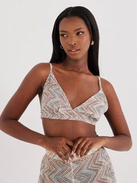 Only Onlanna Life Beach Cropped Top Bandeau & Soft-Bra