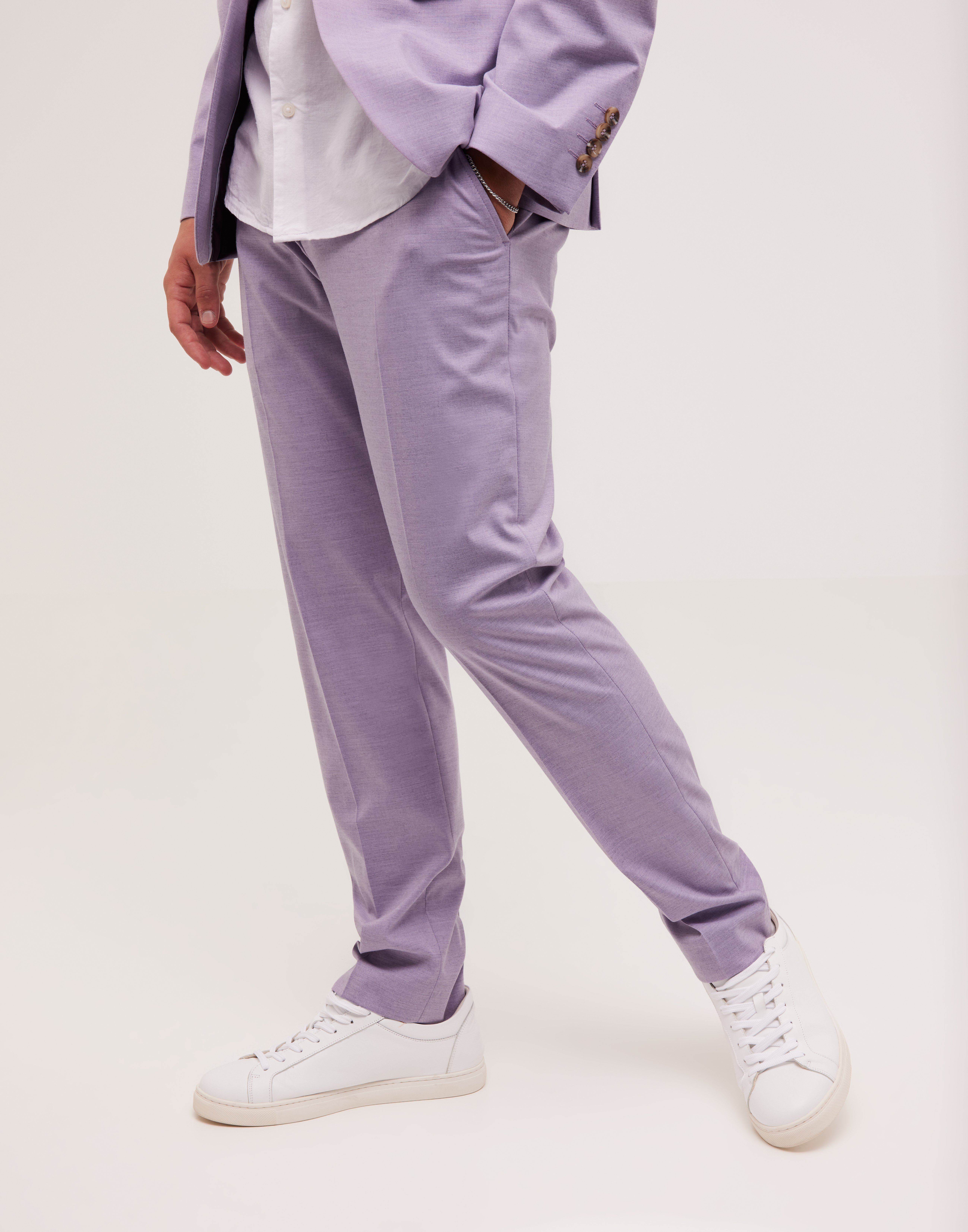 Selected Homme Slhslim-Mylologan Lt Purple Trs B Bukser Elderberry