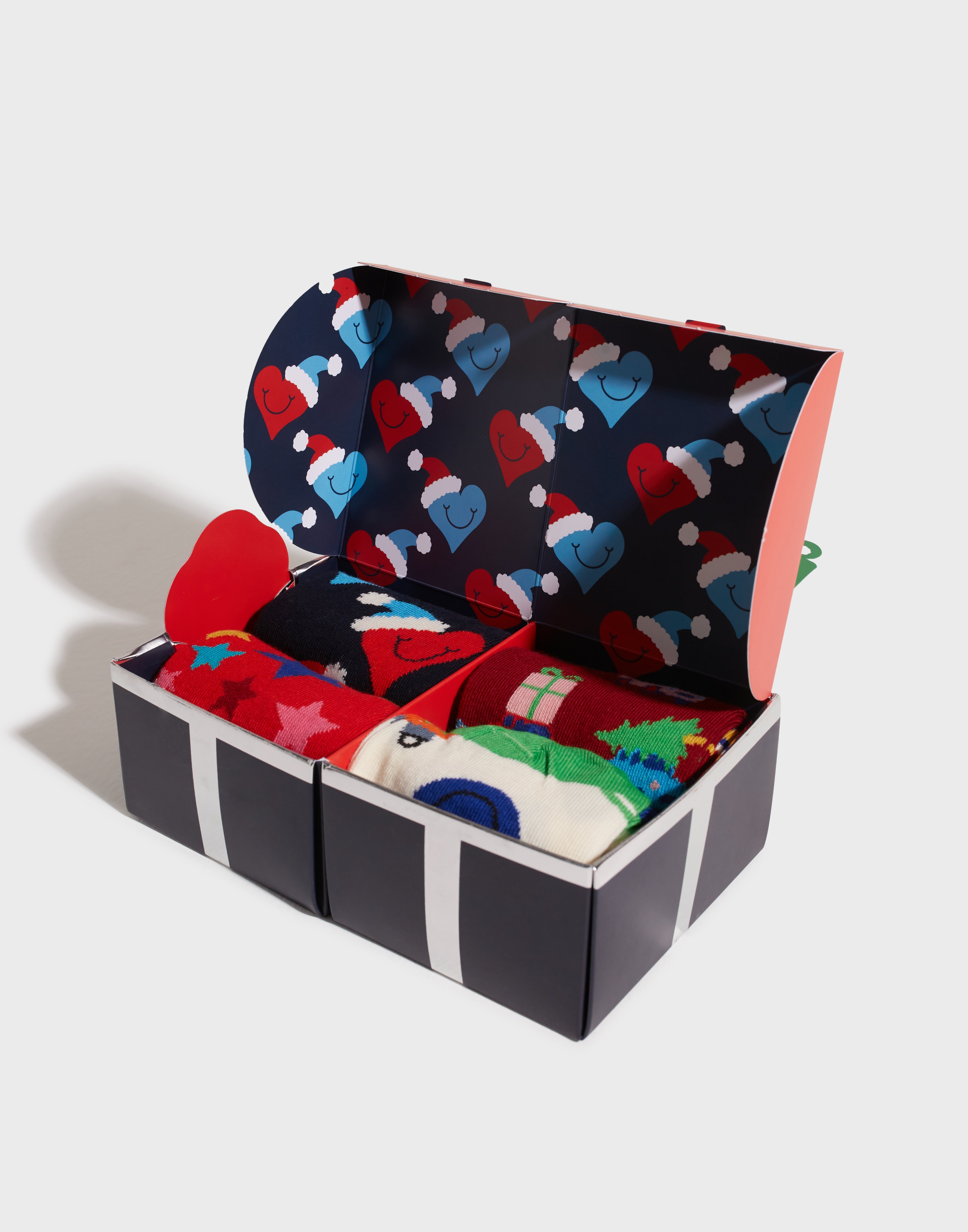 Happy Socks 4-Pack Holiday Vibes Gift Set Strømper Multicolor