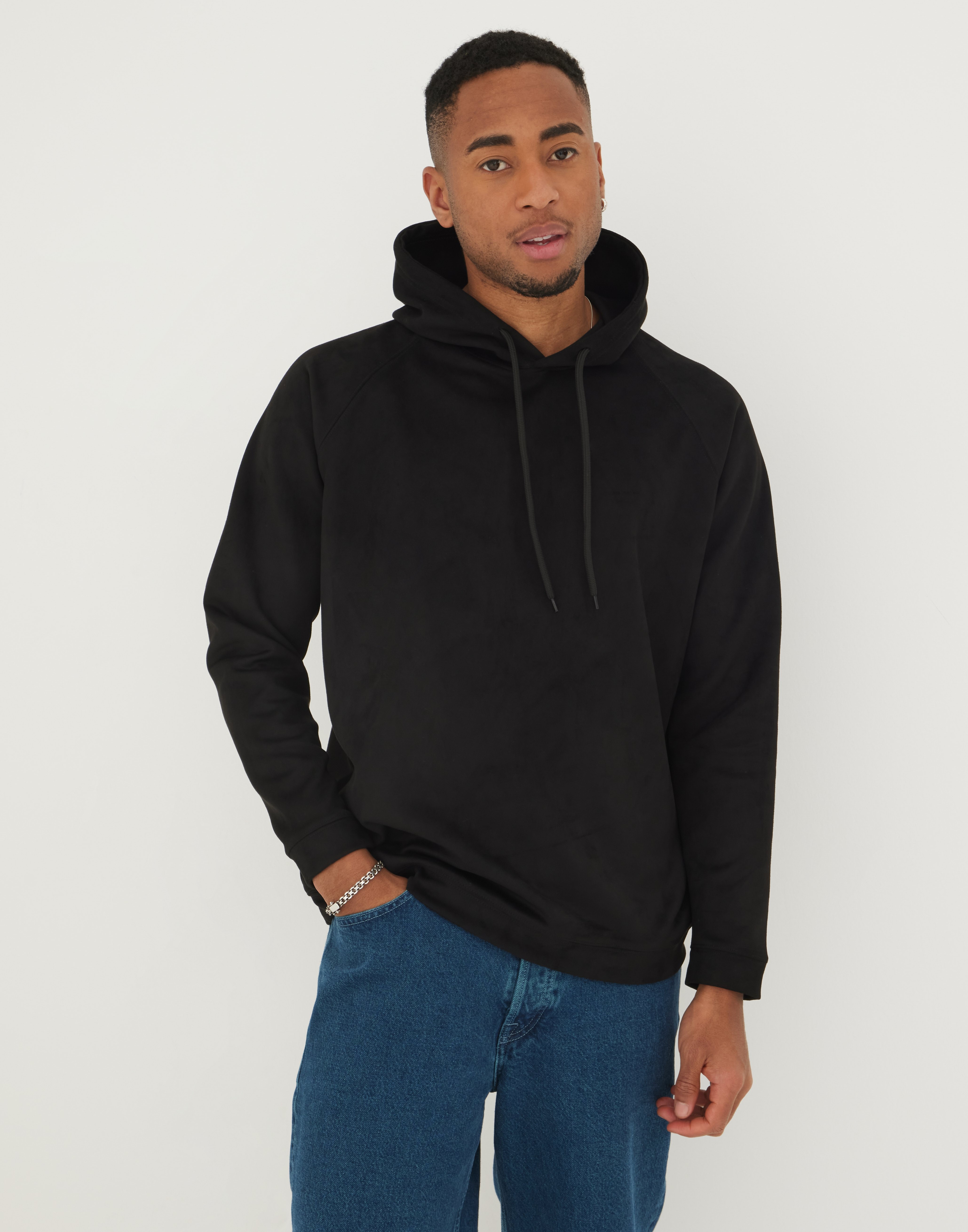 Human Scales Hans Vegan Suede Trøjer Black