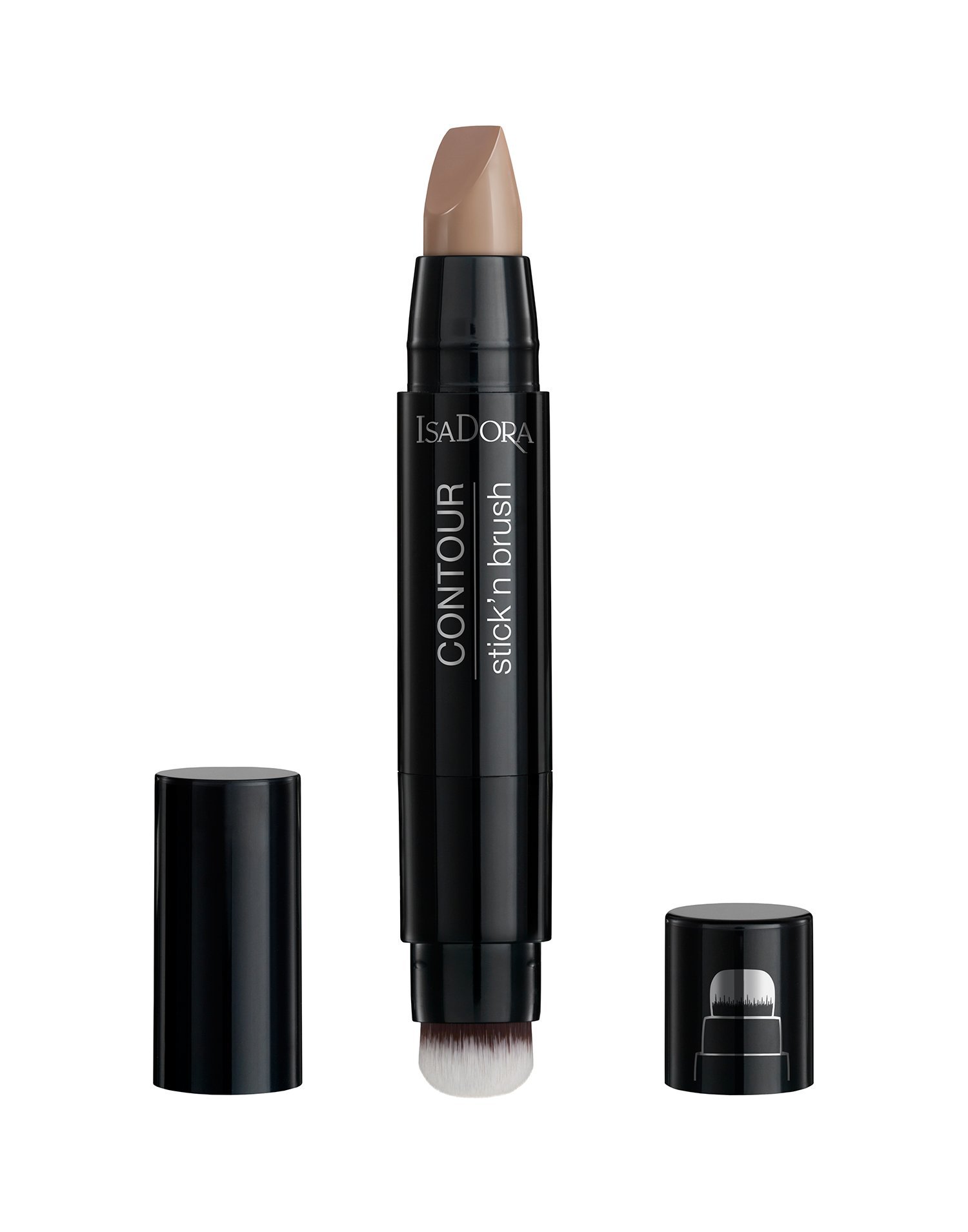 IsaDora  Stick'n Brush Controur Countour Stick with Brush Shade 30 Cool Beige