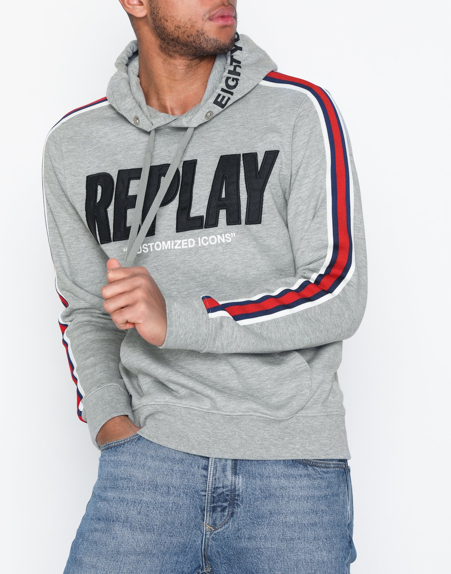 replay mens hoodies
