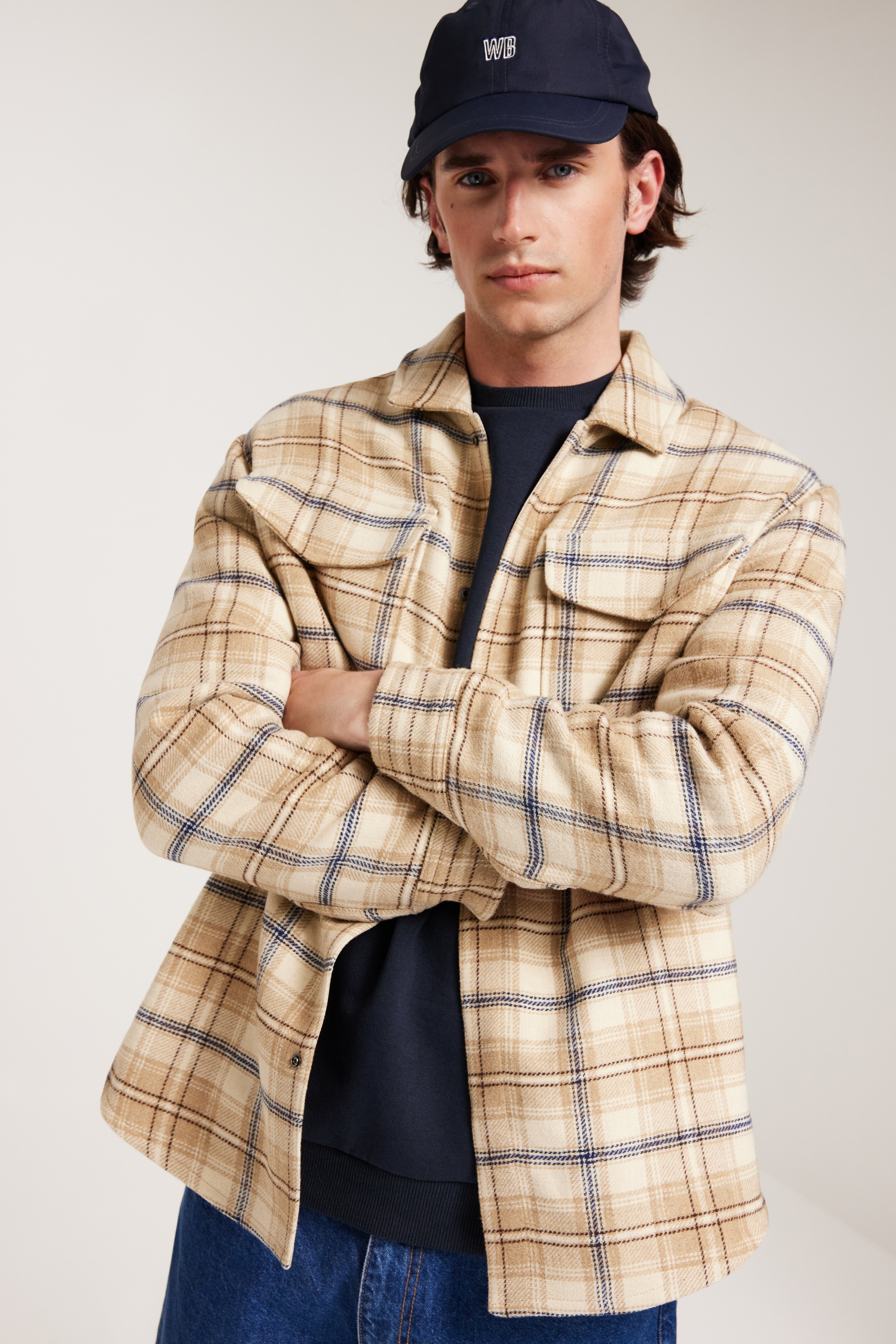 Selected Homme Slhpan Shacket W Jakker & frakker Incense Blue