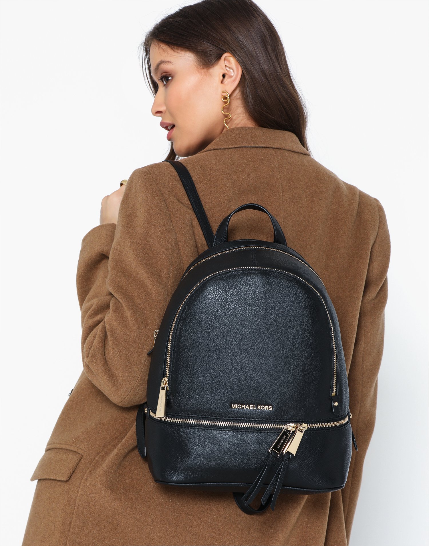 michael kors rhea zip md backpack