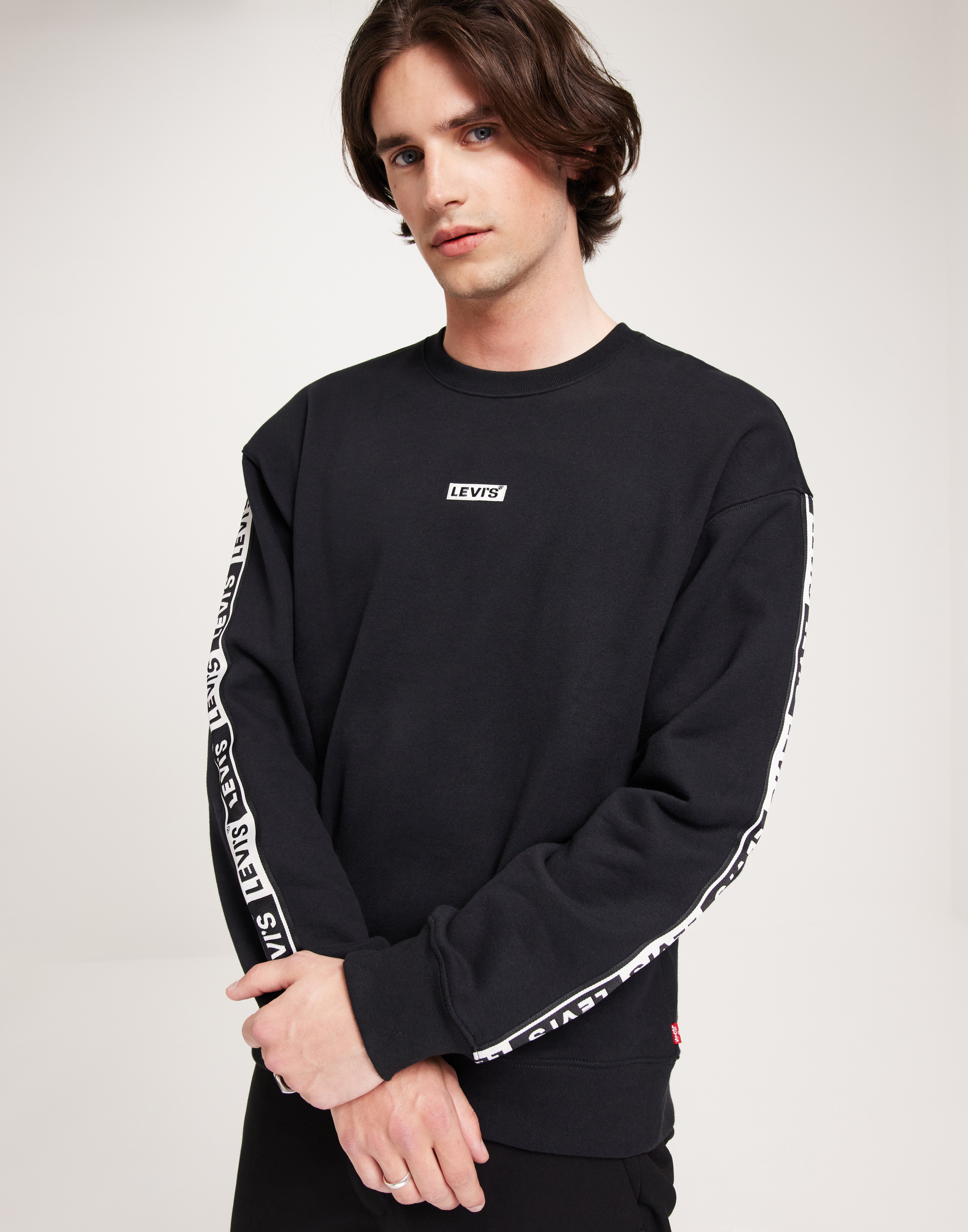 Levi's Relaxd Graphic Crew Trøjer Black