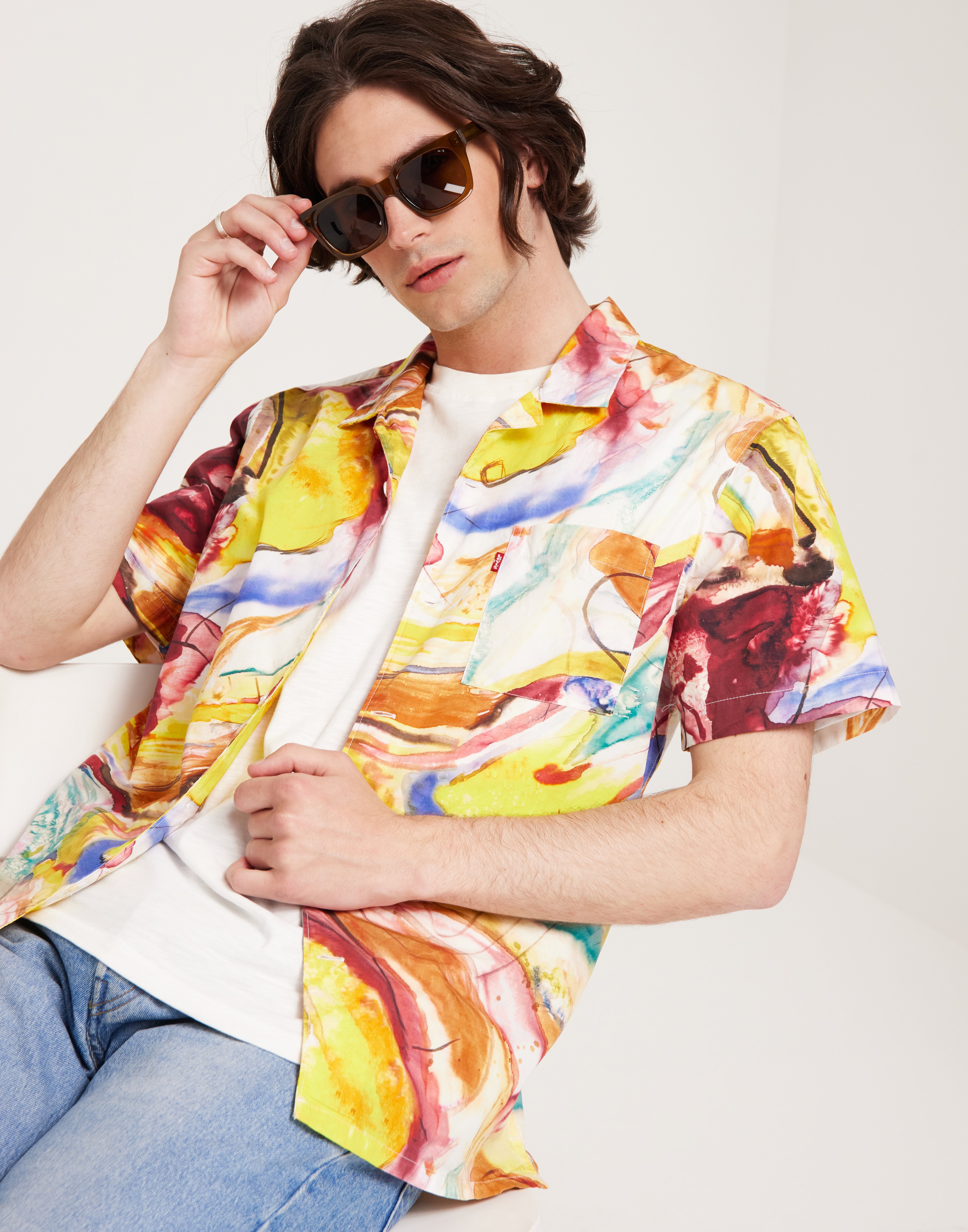 Levi's The Sunset Camp Shirt Skjorter Multicolor