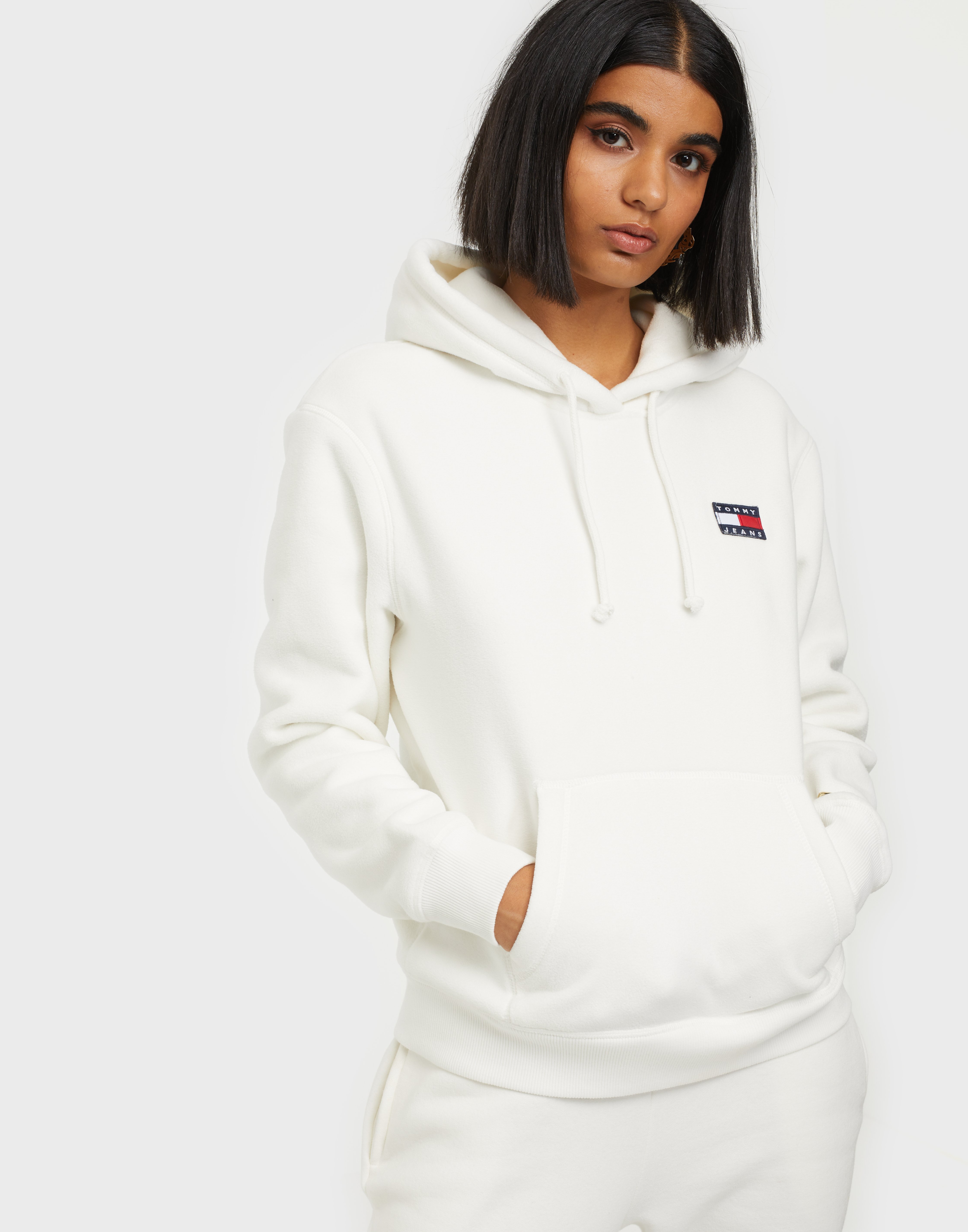tommy jeans polar badge hoodie