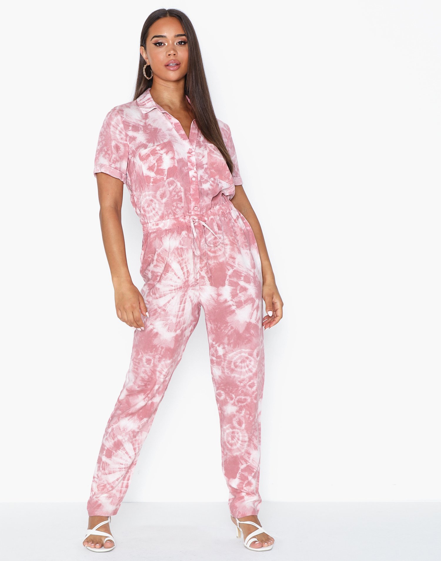 river island pink boiler suit